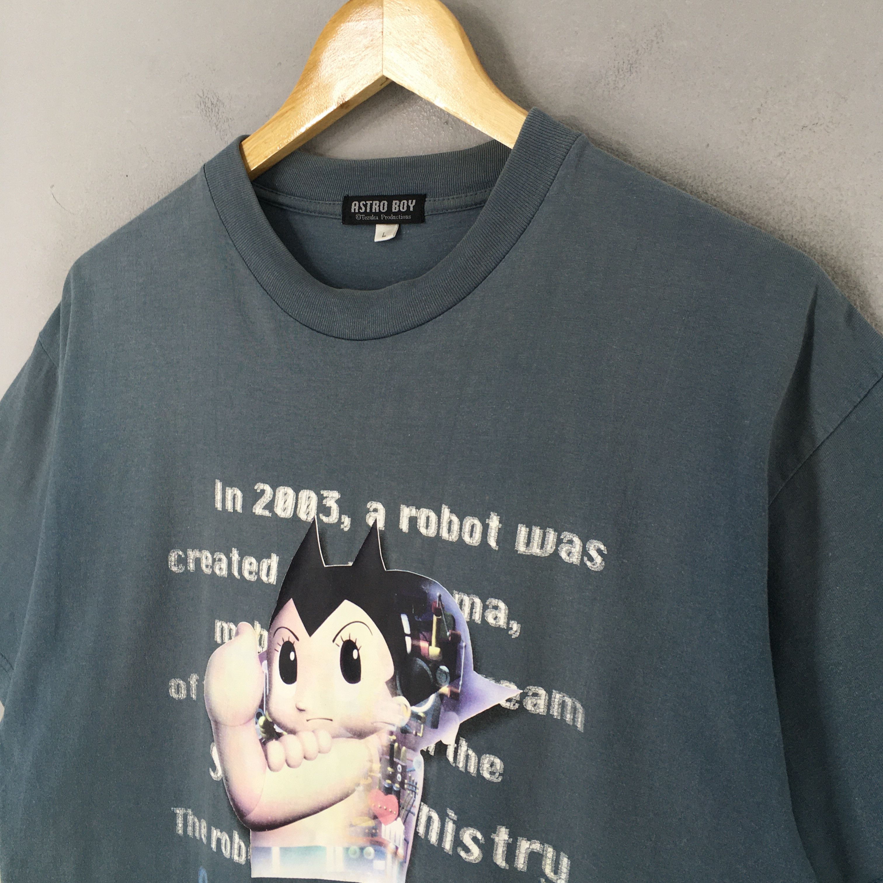 Anime Vintage Astro Boy Mighty Atom Japanese Anime T shirt Large Size US L / EU 52-54 / 3 - 4 Thumbnail