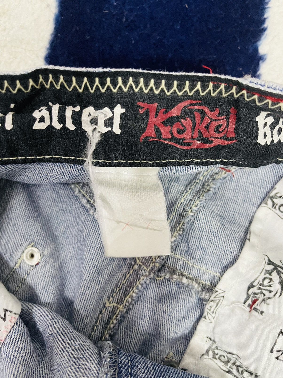 Japanese Brand Kakei Street Baggy Jeans (13) Size US 34 / EU 50 - 7 Thumbnail