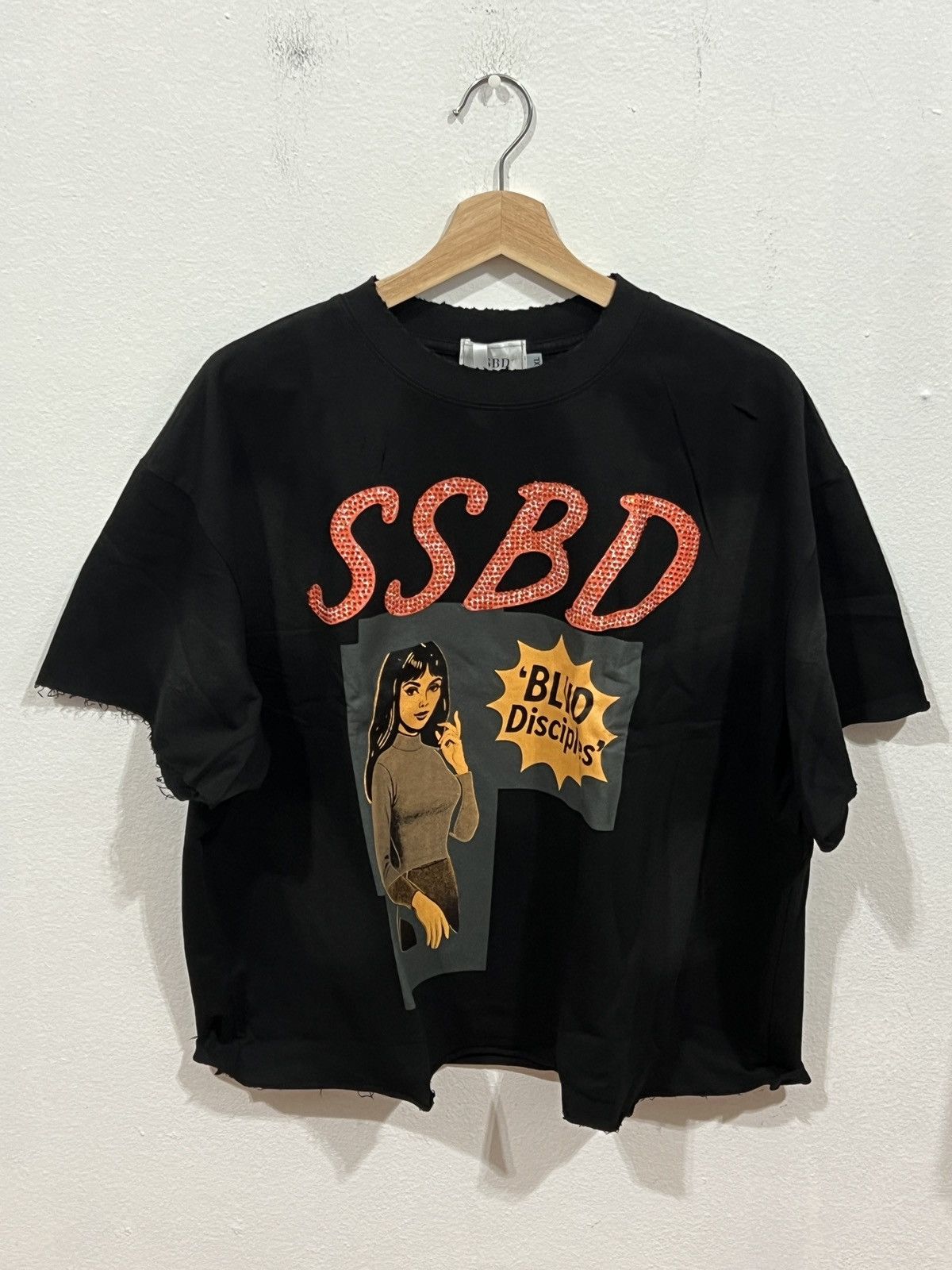 Other SSBD Black Rhinestone Tee Size US XL / EU 56 / 4 - 1 Thumbnail