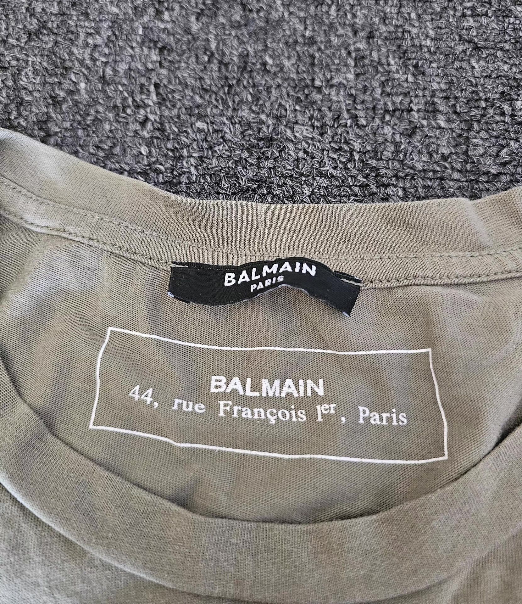 Balmain Balmain Men's Short Sleeve T-Shirt Size US M / EU 48-50 / 2 - 4 Thumbnail