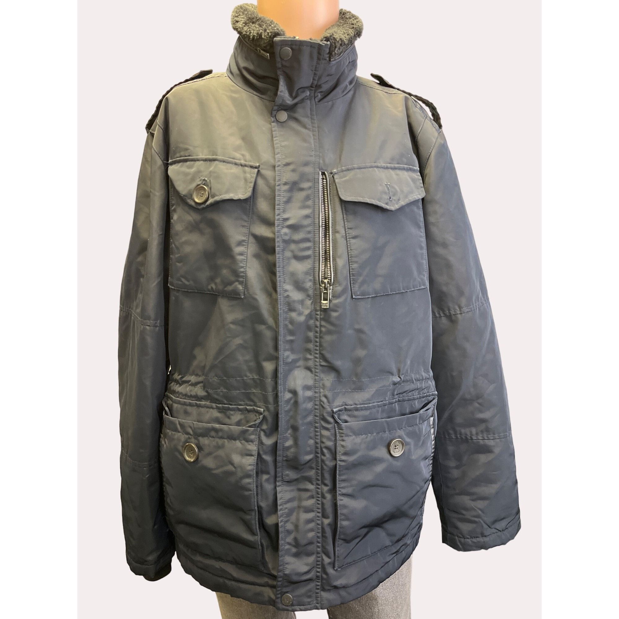 Calvin Klein Calvin Klein Men's Navy Blue Puffer Jacket Size L SKU 6283 Size US L / EU 52-54 / 3 - 1 Thumbnail