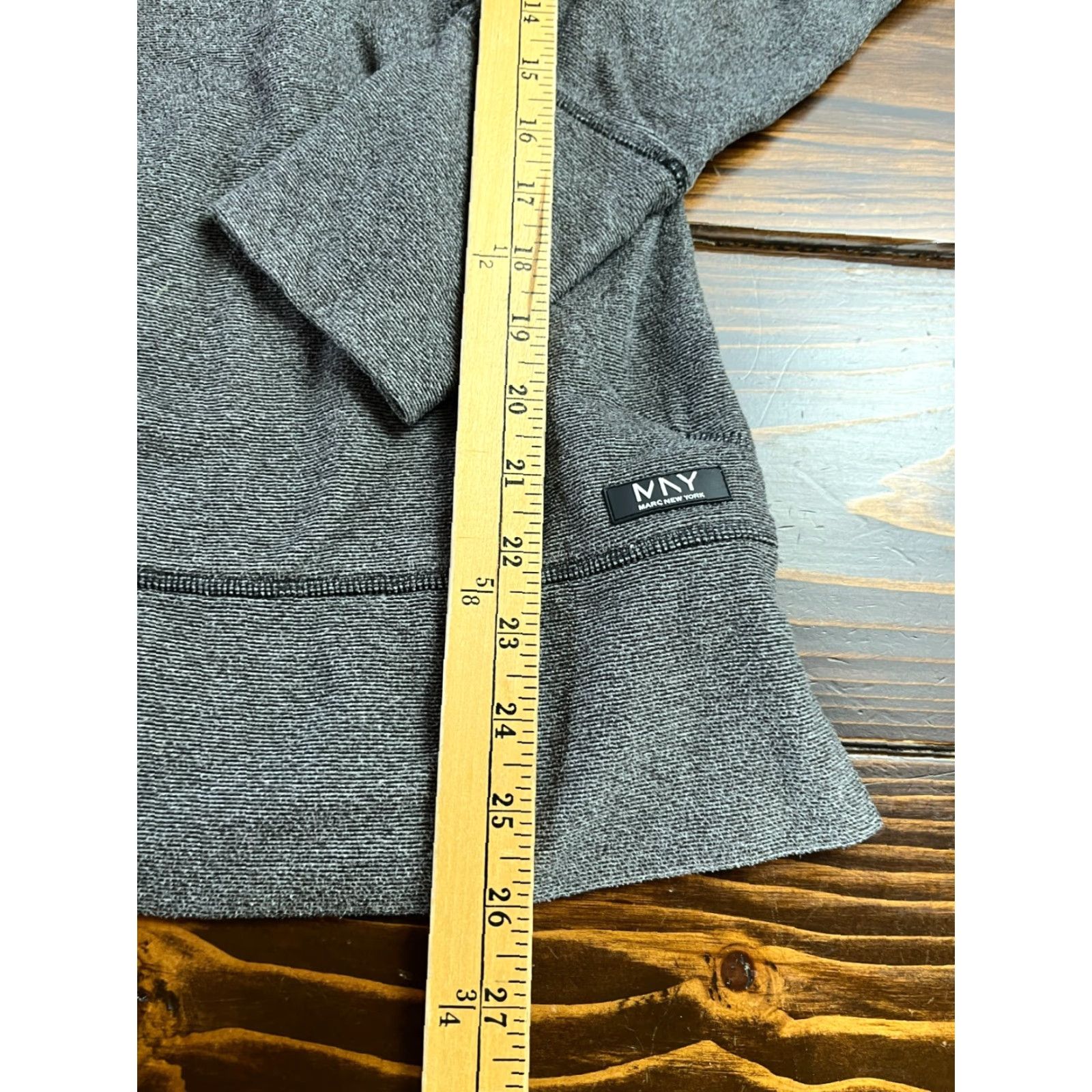 Vintage Marc New York Sweater Small Gray Activewear Cowl Neck Womens Size S / US 4 / IT 40 - 5 Thumbnail