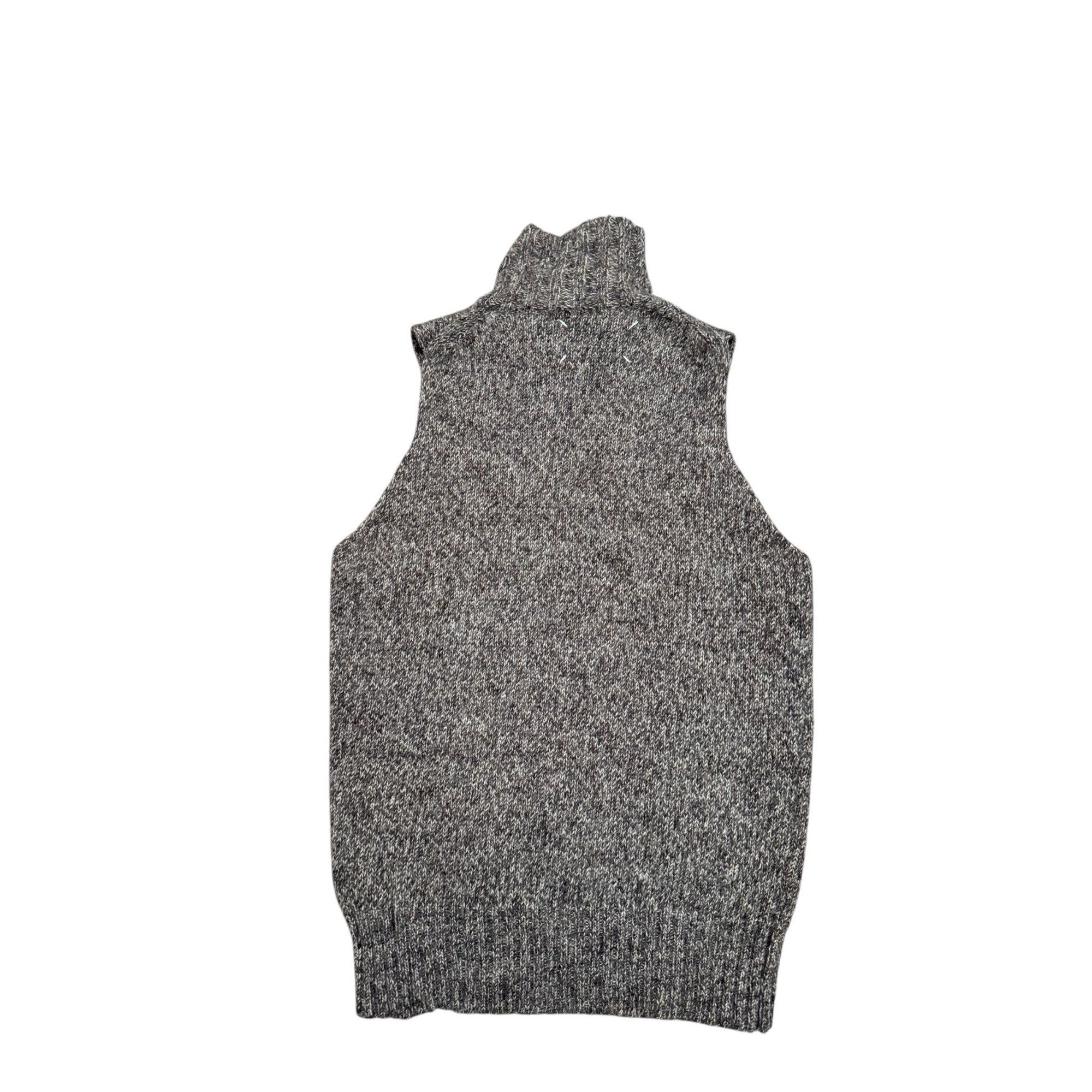 Maison Margiela 1990s Miss Deanna Sleeveless Wool Rollneck Size M / US 6-8 / IT 42-44 - 3 Thumbnail
