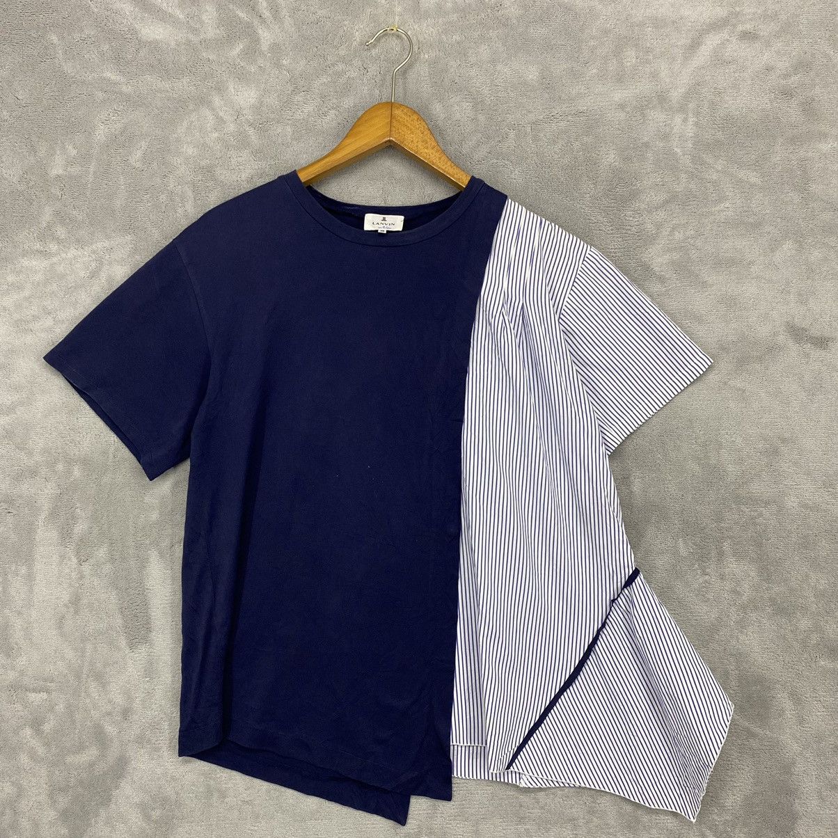 Lanvin 🔥 RARE LANVIN BLUE STRIPE SHIRT Size 4XL / US 24-26 - 1 Thumbnail