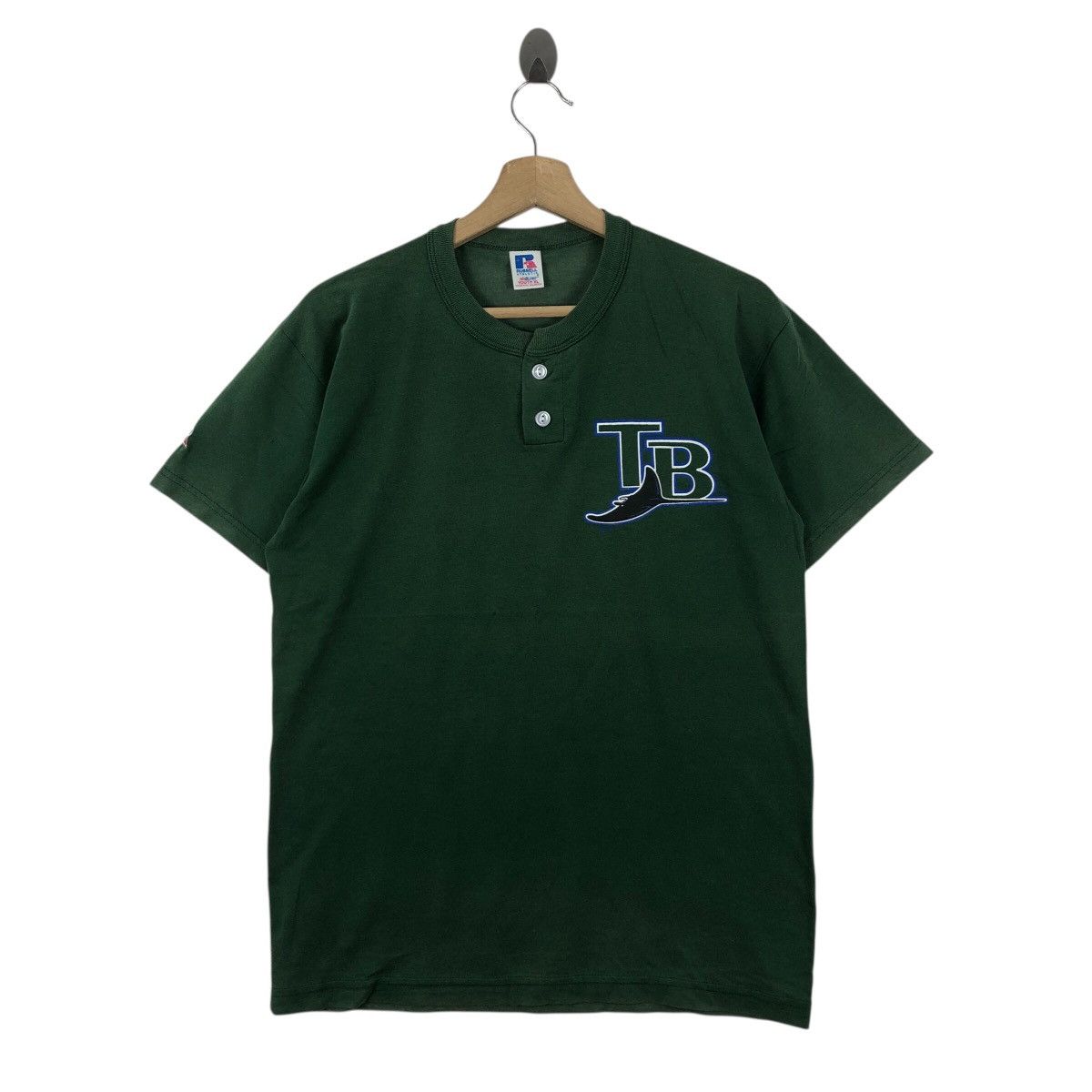 Vintage Vintage 90s Russell Athletic Tampa Bay Devil Rays Tshirt XL Size US L / EU 52-54 / 3 - 1 Thumbnail