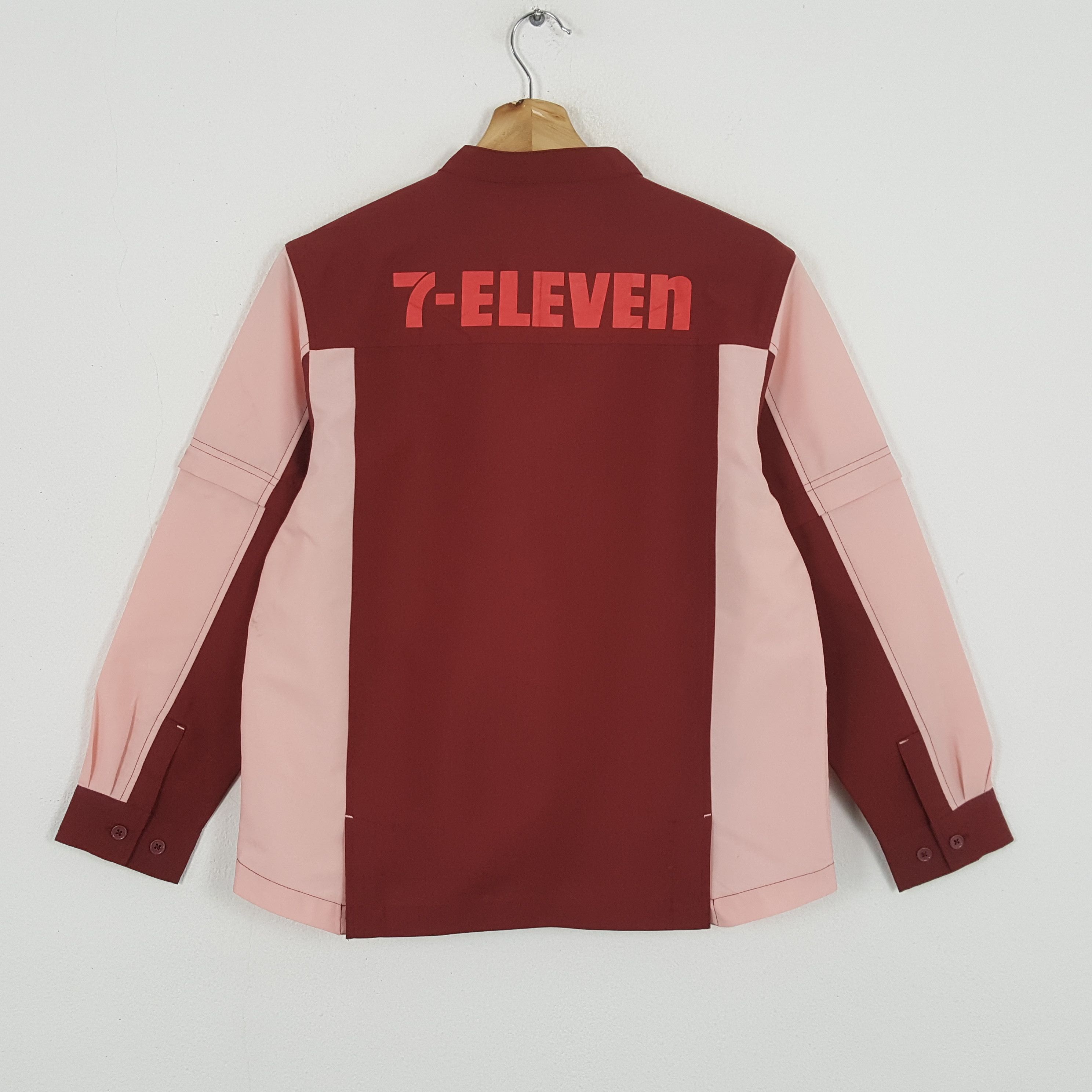 Japanese Brand × Vintage Vintage 7-ELEVEn Japanese Workers Uniform Jacket Size US S / EU 44-46 / 1 - 1 Thumbnail