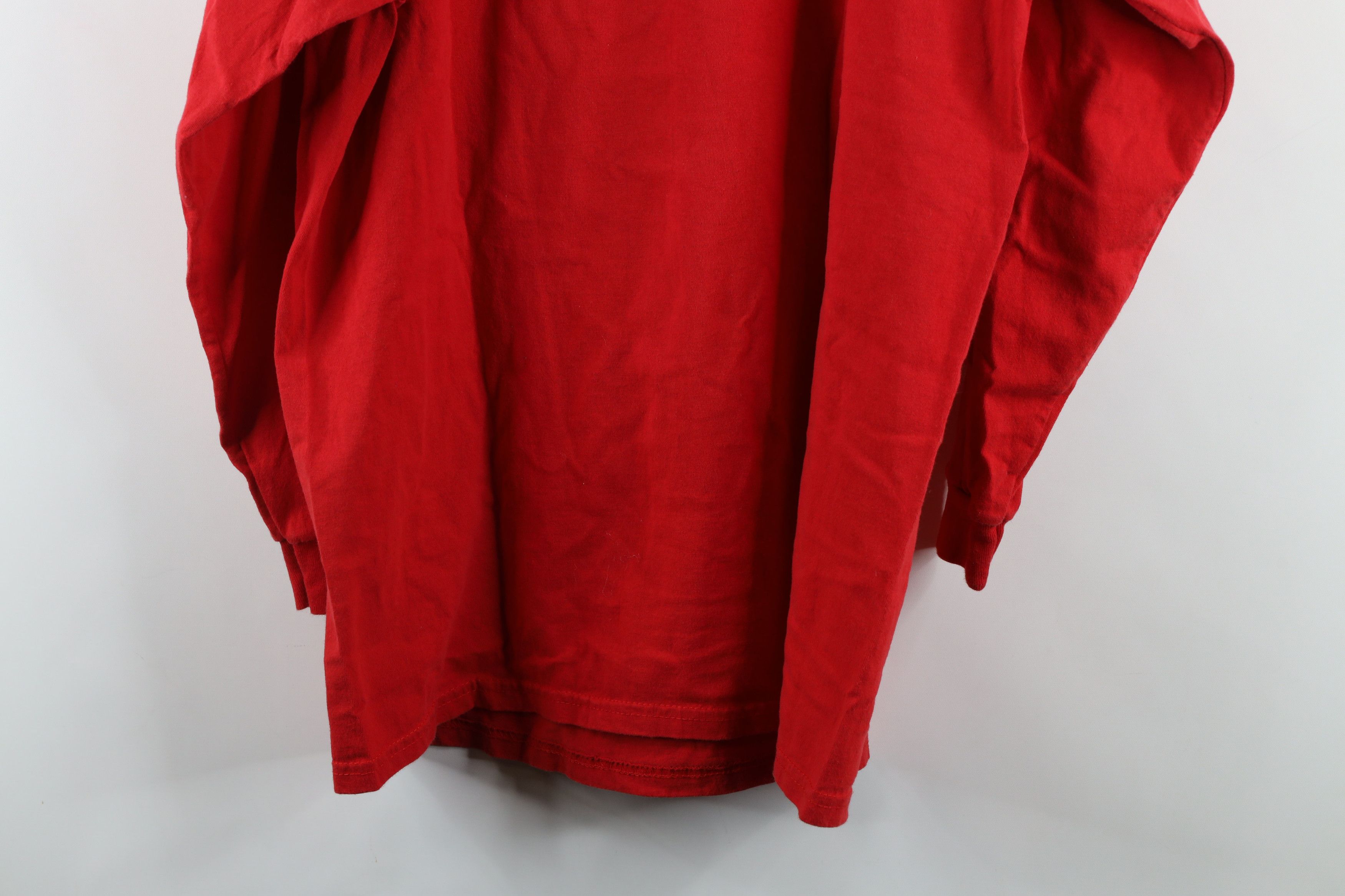 Vintage Vintage NASCAR Kahne Racing Long Sleeve T-Shirt Red Cotton Size US L / EU 52-54 / 3 - 14 Thumbnail
