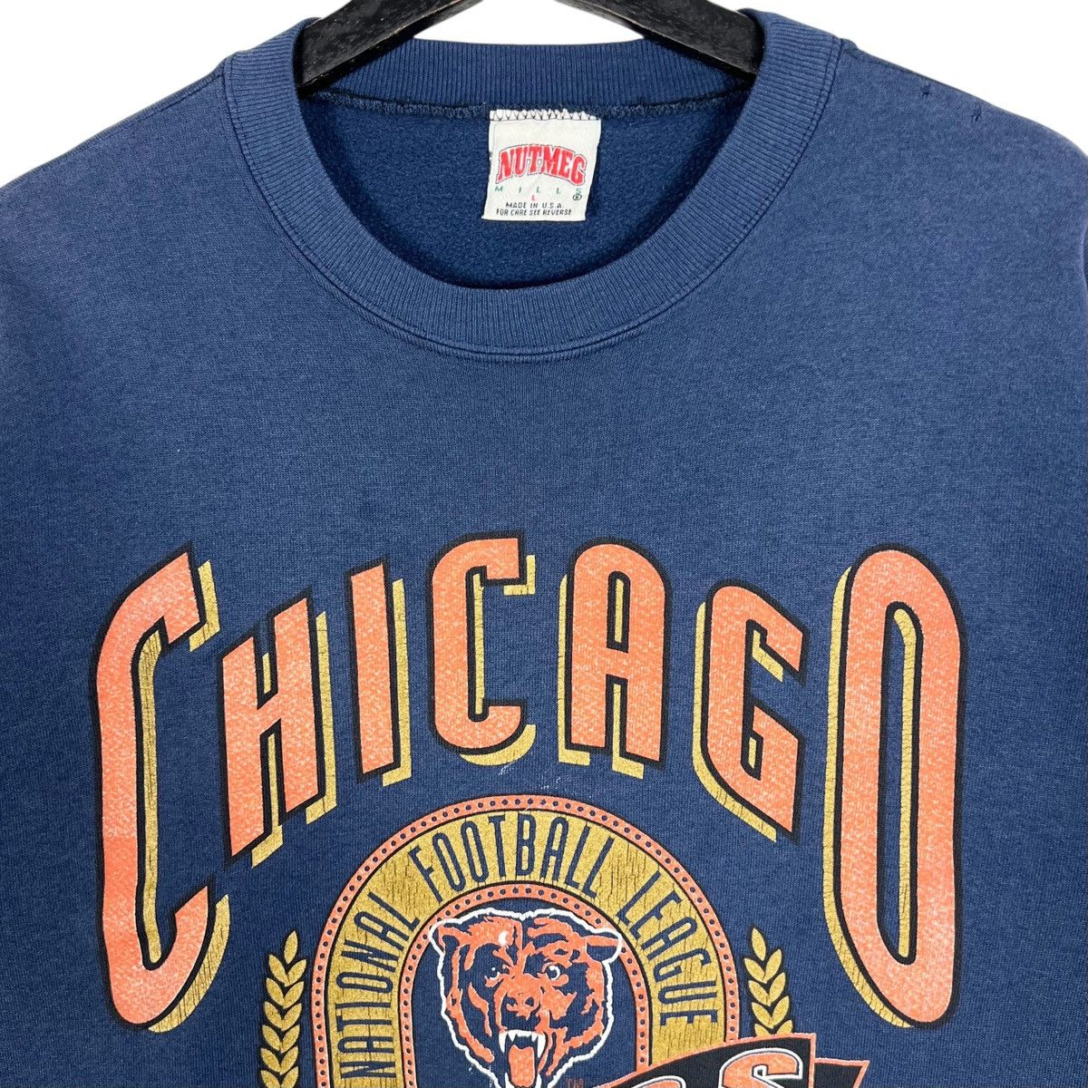 NFL Vintage 90s Chicago Bears Sweatshirt Size US L / EU 52-54 / 3 - 3 Thumbnail