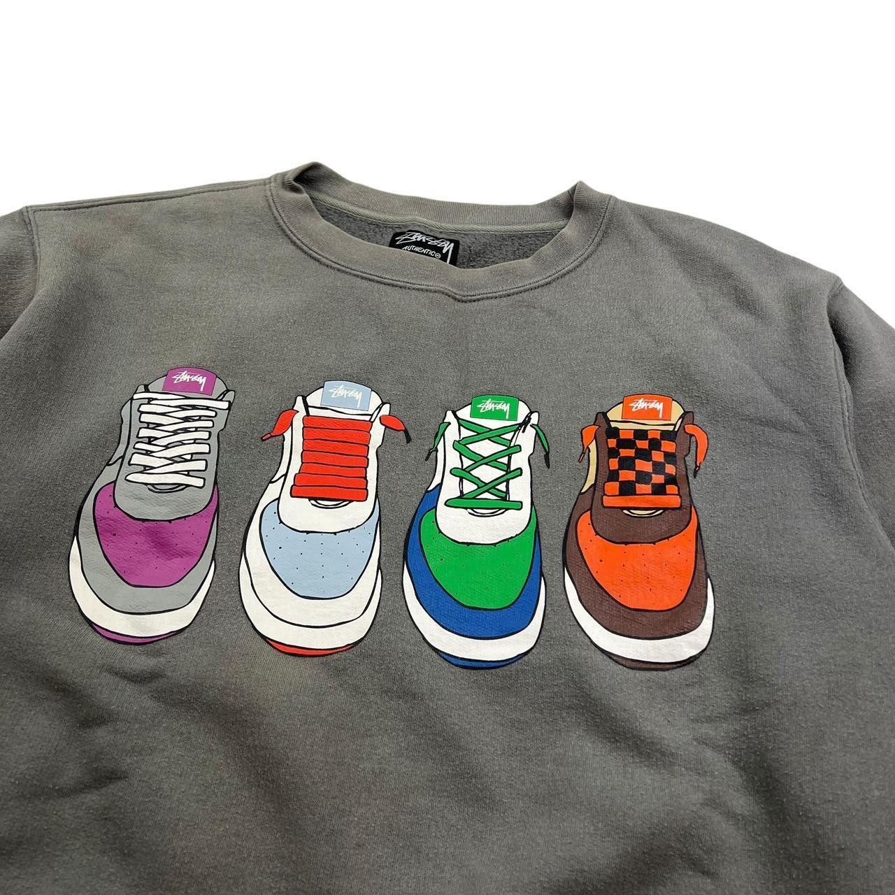 Stussy Vintage 2000s Stussy Air Force Sweatshirt - Medium Size US M / EU 48-50 / 2 - 2 Thumbnail