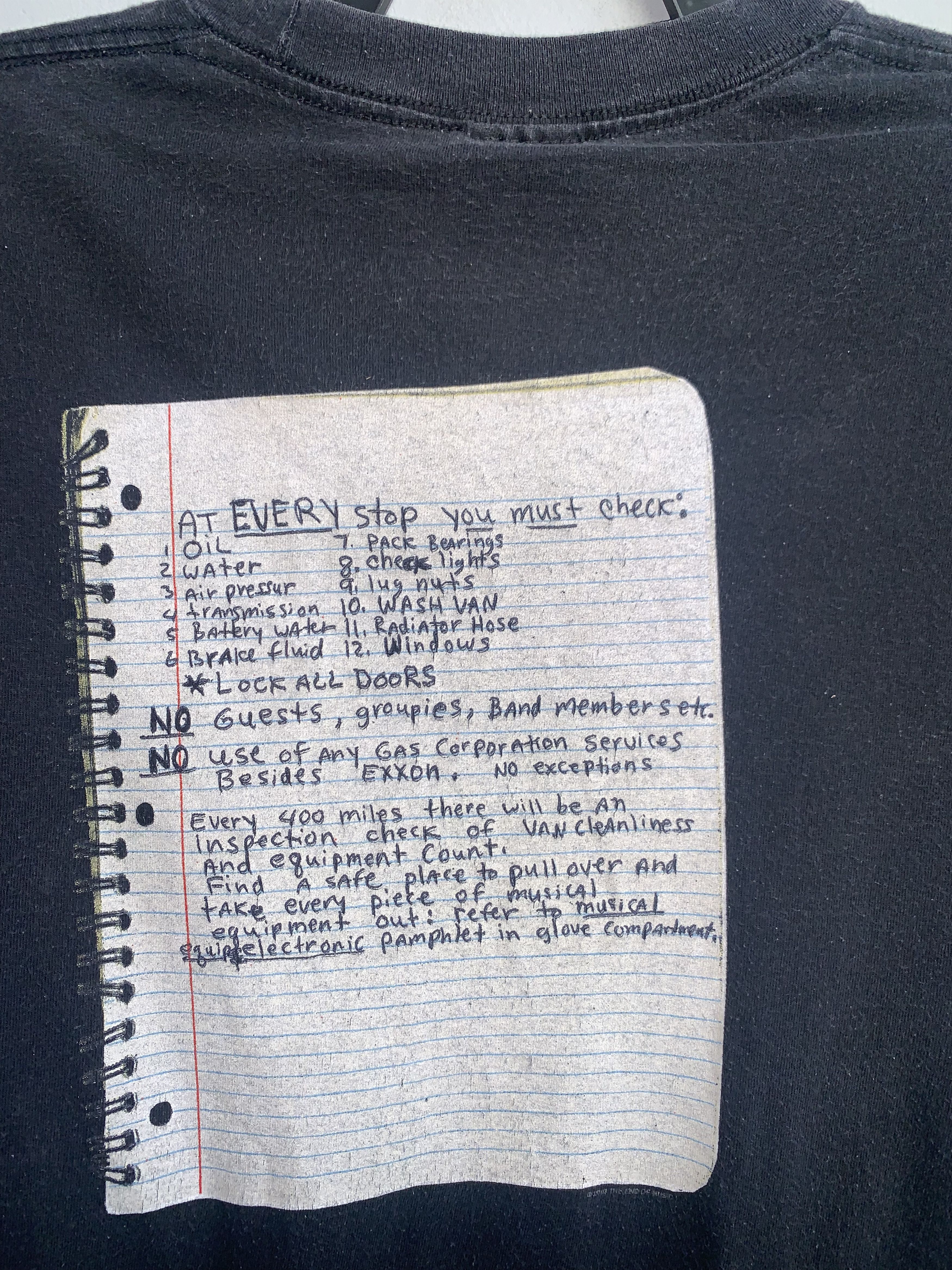 Nirvana Nirvana 2003 Ghost Notebook Tour End Of Music Vintage Shirt Size US M / EU 48-50 / 2 - 6 Thumbnail