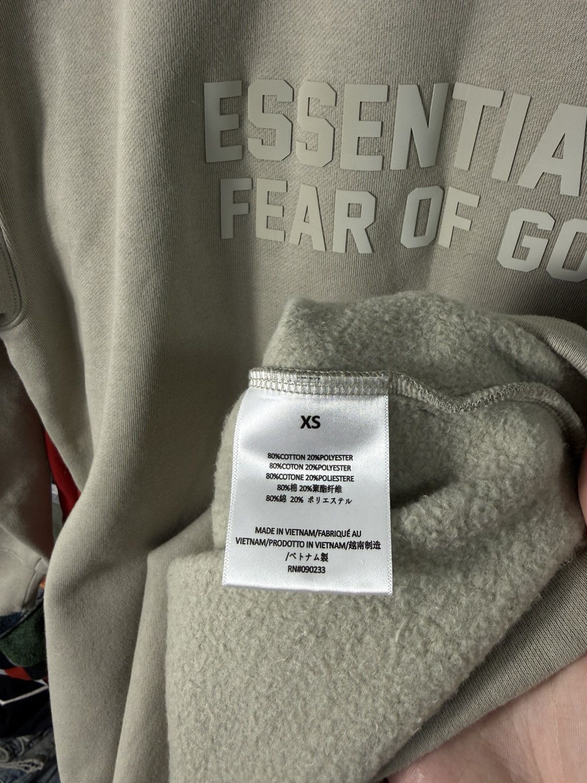 Fear of God Fear Of God Essentials Crewneck Sweatshirt Beige Oversized Size US XS / EU 42 / 0 - 15 Thumbnail