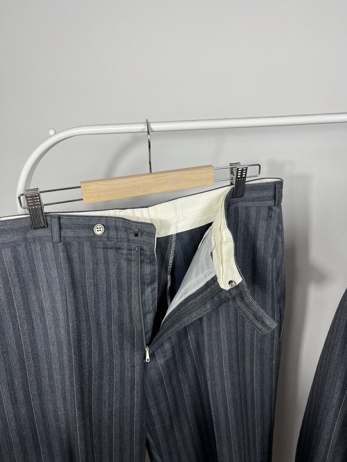 Other Vintage Kaiser Schirmer Wool Suit Blazer Pants West Germany Size 44R - 10 Thumbnail
