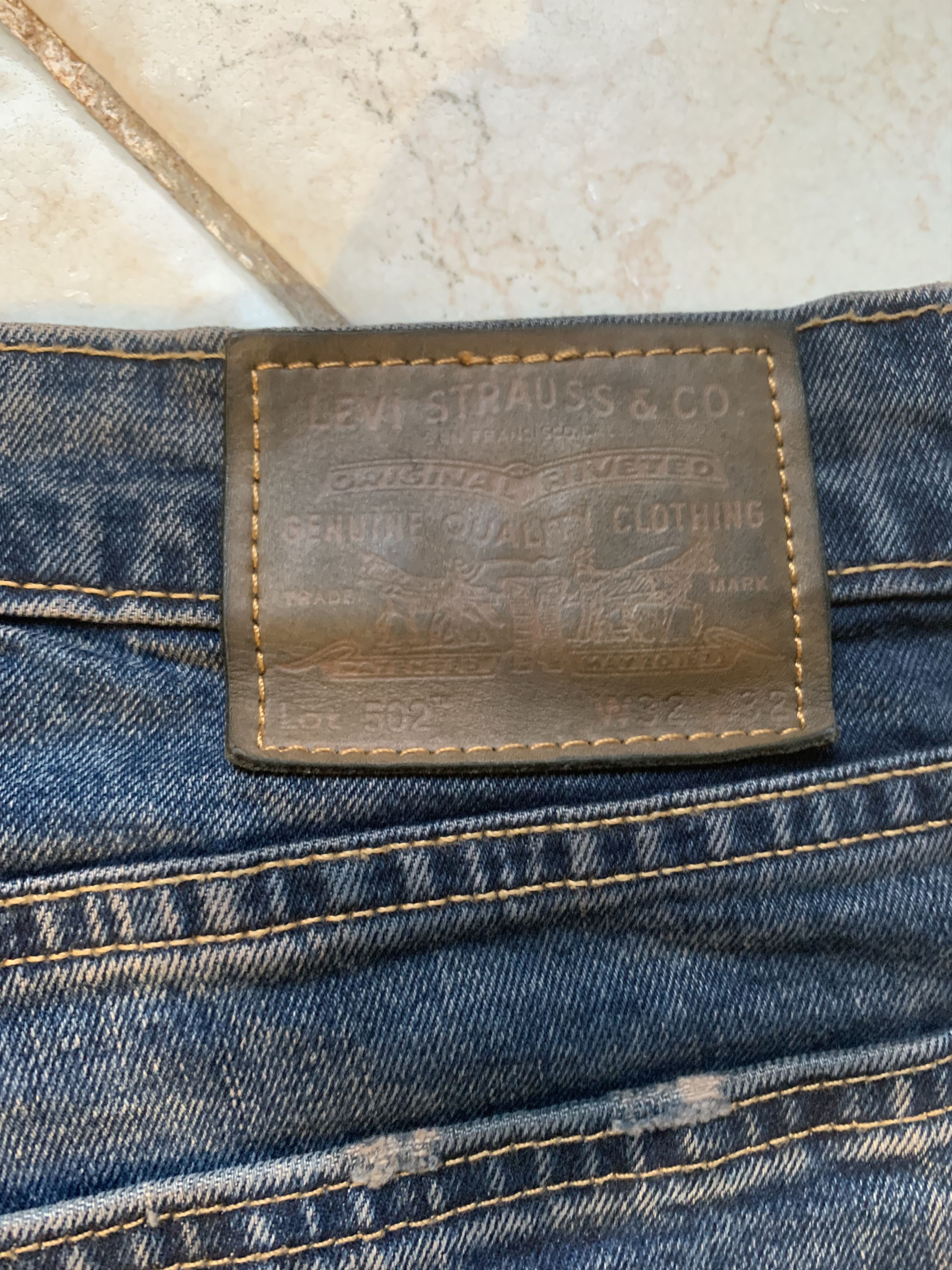 Levi's Brand new Levis + awesome bleached custom “ghosts shades” Size US 32 / EU 48 - 9 Thumbnail