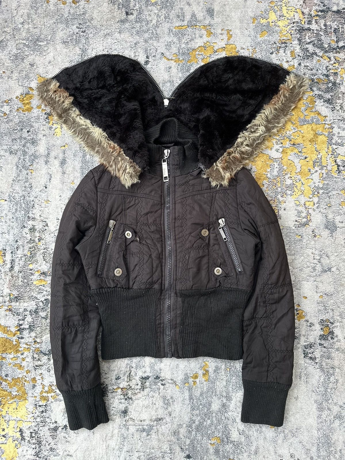 Beauty Beast ESLEY AVANT GARDE IF SIX WAS NINE GOA STYLE PUFFER JACKET Size M / US 6-8 / IT 42-44 - 6 Thumbnail