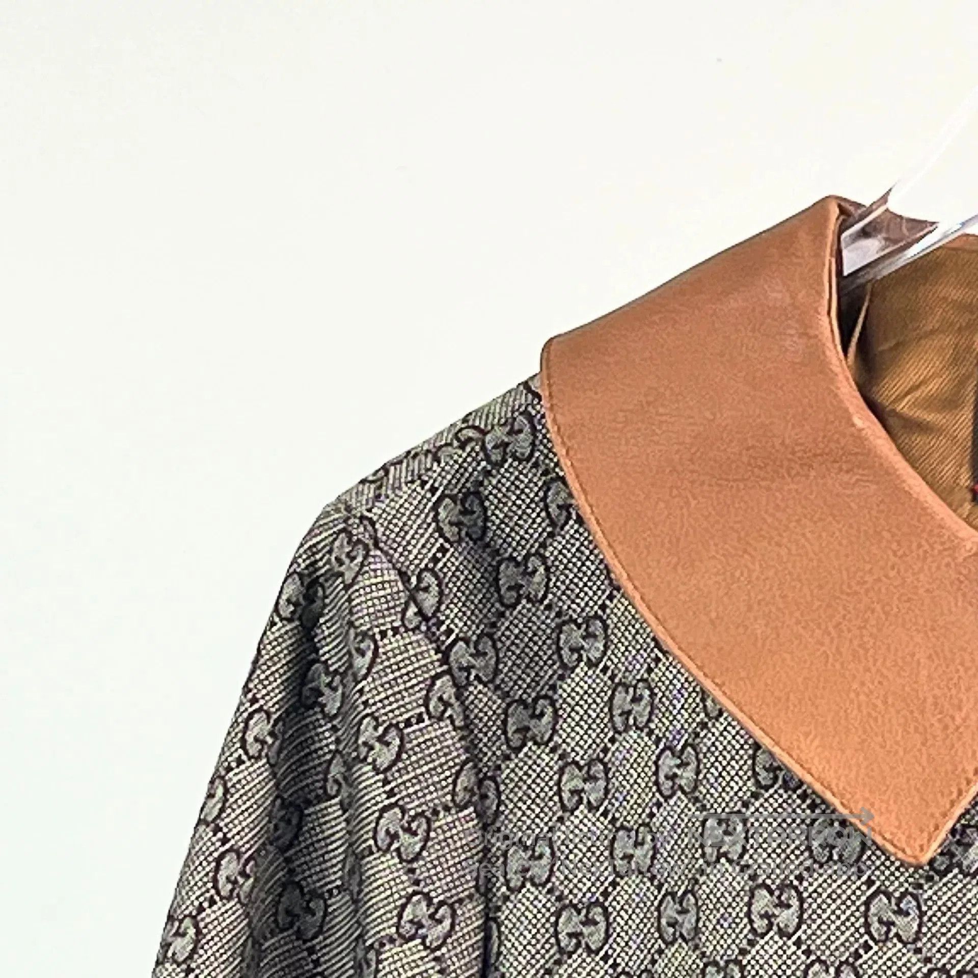Gucci Gucci Logo Patchwork Doll Collar Coat. Size M / US 6-8 / IT 42-44 - 4 Thumbnail