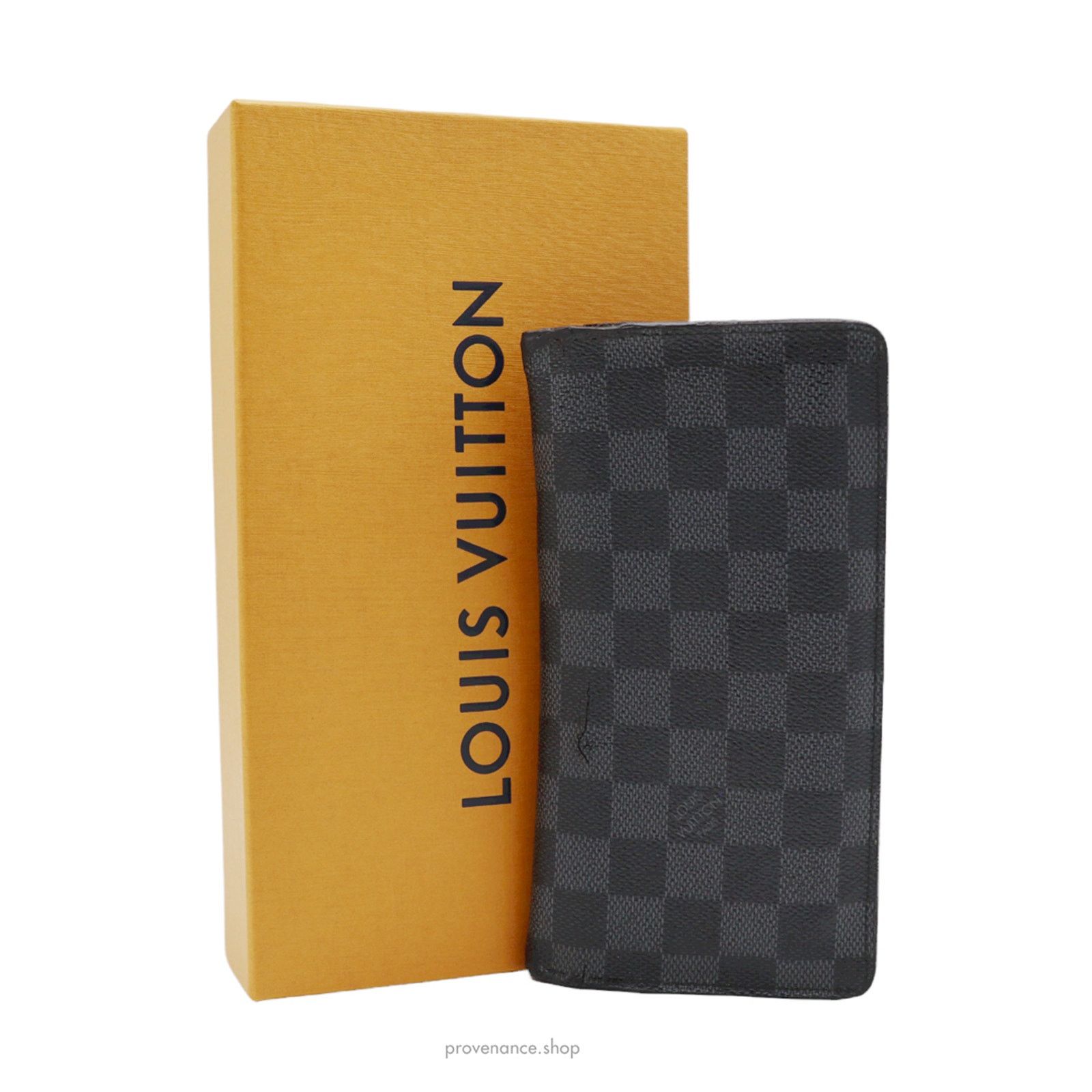 Louis Vuitton 🔴 Louis Vuitton Brazza Long Wallet - Damier Graphite Size ONE SIZE - 1 Thumbnail