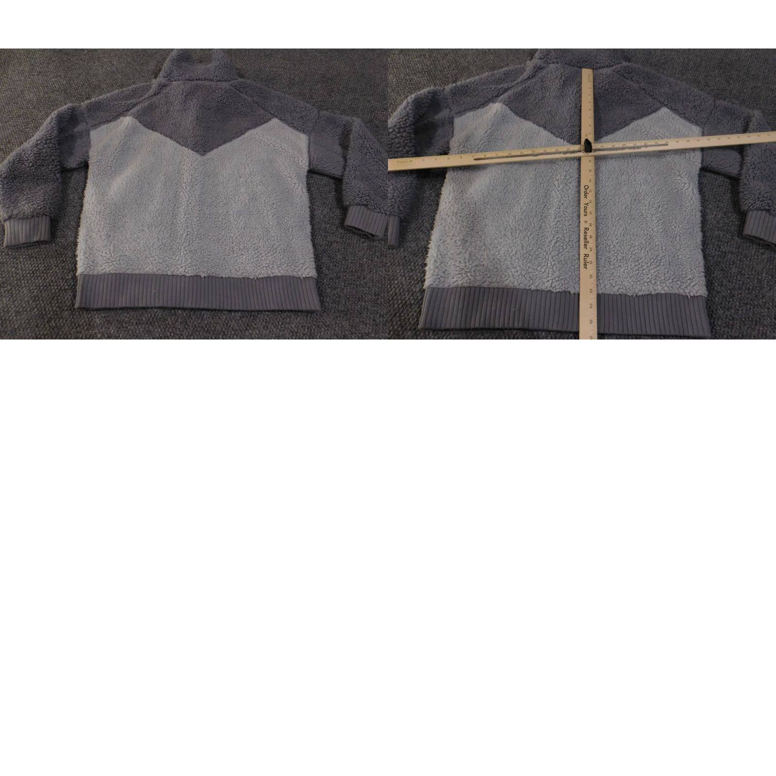 Prana prAna Jacket Womens Large Gray Sherpa Fleece Zip Up Colorblock Eco Recycled Poly Jacket Womens L Gray Solid Retro Casual Mens Womens Boys Girls Size L / US 10 / IT 46 - 10 Thumbnail