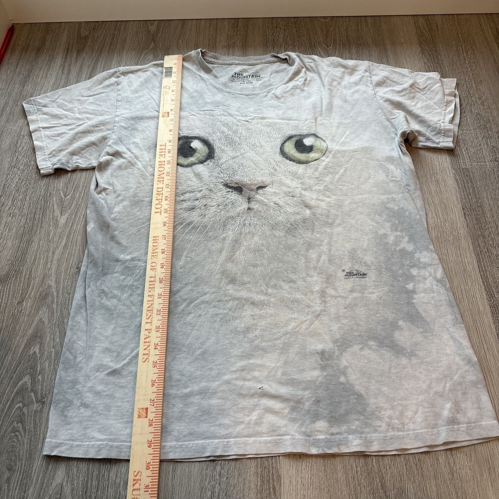 The Mountain The Mountain White Cat T-Shirt Tie Dye Y2K 2011 Vintage L Size US L / EU 52-54 / 3 - 5 Thumbnail