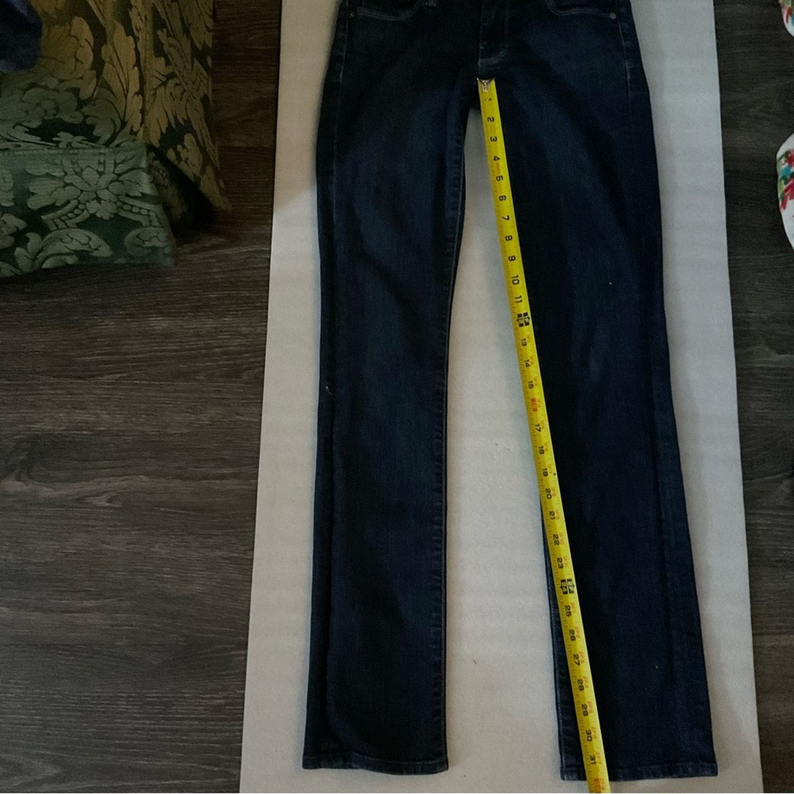 7 For All Mankind 7 For All Mankimd 7FAM Straight Leg Denim Jeans 26 Size 26" / US 2 / IT 38 - 7 Thumbnail