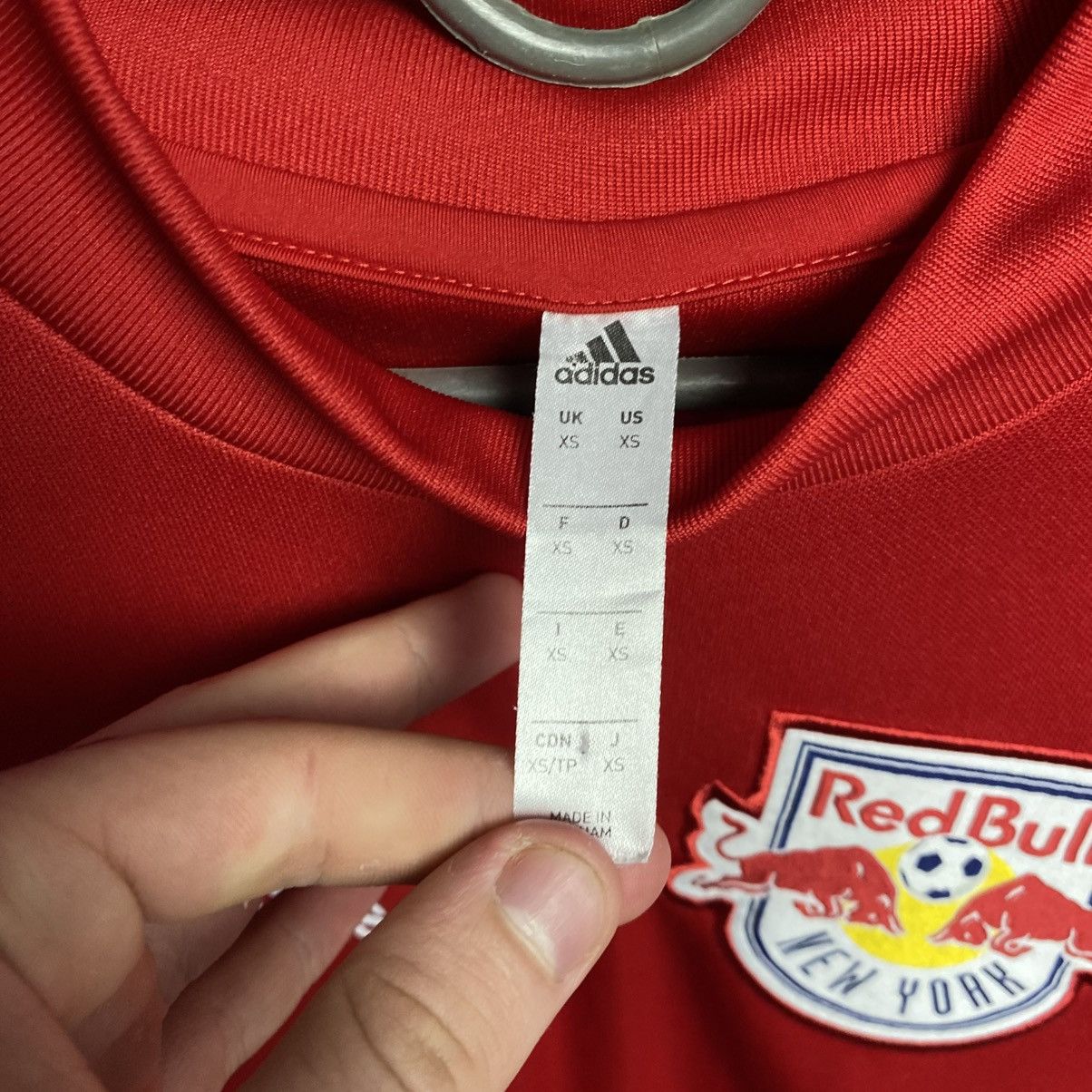 Adidas Mens Adidas Red Bull New York 2019 Soccer sweatshirt size XS Size US XS / EU 42 / 0 - 4 Thumbnail