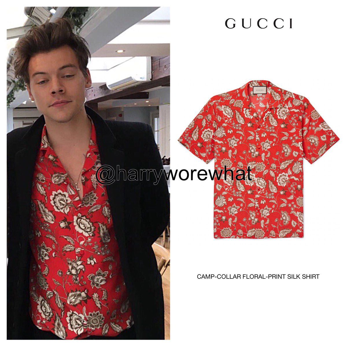 Gucci FREE SHIPPING!! - Silk floral shirt Size US XL / EU 56 / 4 - 1 Thumbnail