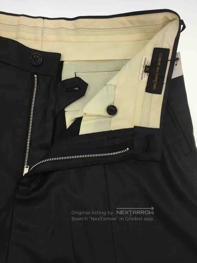 Comme des Garcons Comme Des Garcons size M Irregular trousers, drop-crotch p Size 22" - 6 Thumbnail