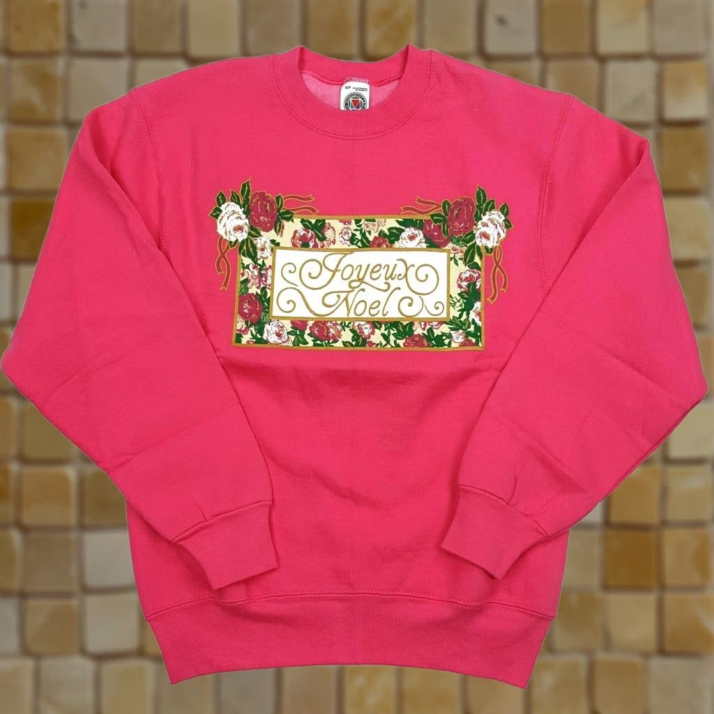Vintage VINTAGE Merry Christmas French Noel Size S Crewneck Floral Holiday Sweatshirt Size US S / EU 44-46 / 1 - 1 Thumbnail