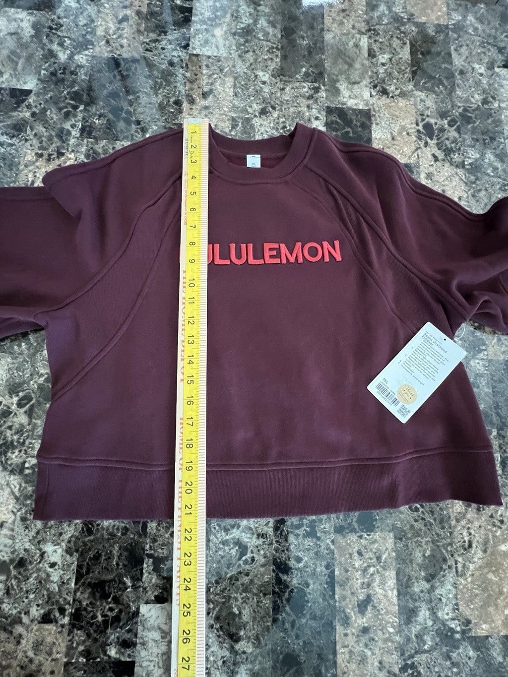 Lululemon LULULEMON SCUBA OVERSIZED PULLOVER GARNET COLORING SIZE M/L Size M / US 6-8 / IT 42-44 - 2 Thumbnail