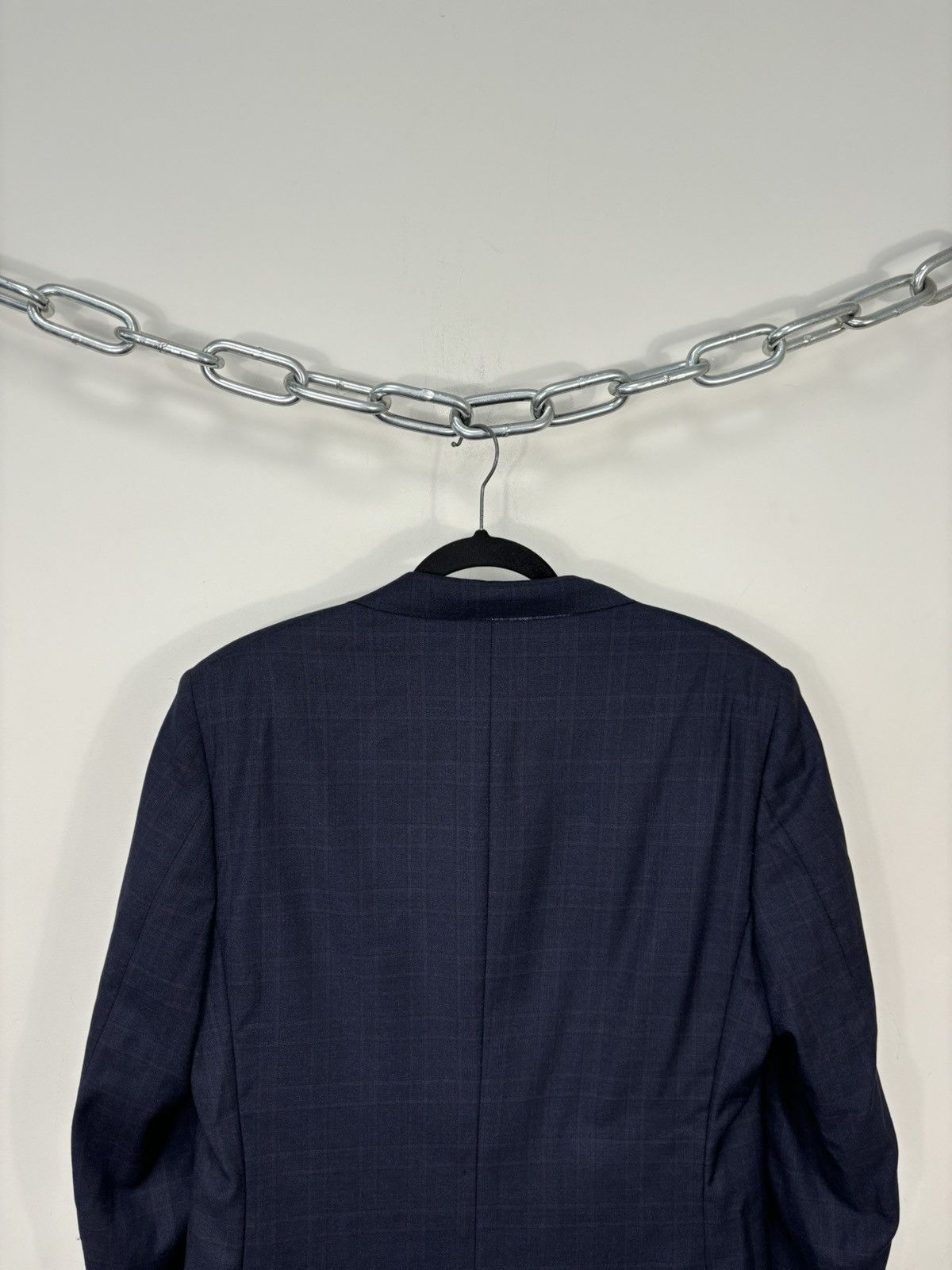 Canali Canali 1934 Su Misura Men’s Navy Blue Wool Blazer Jacket Size 40R - 20 Thumbnail