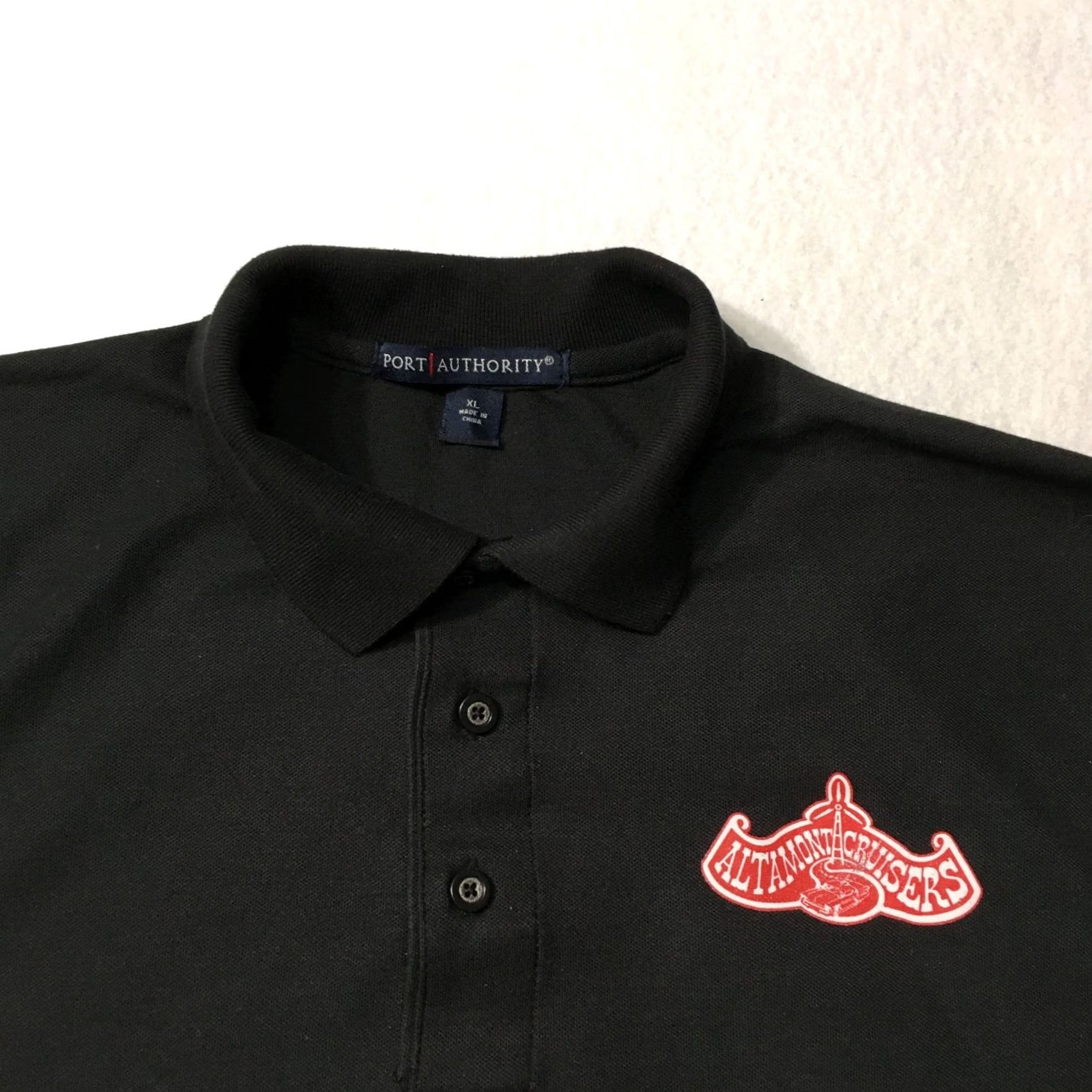 Port Authority NOSTALGIA CRUISERS Polo XL Black Auto Racing Graphic HOT RODS Size US XL / EU 56 / 4 - 3 Thumbnail