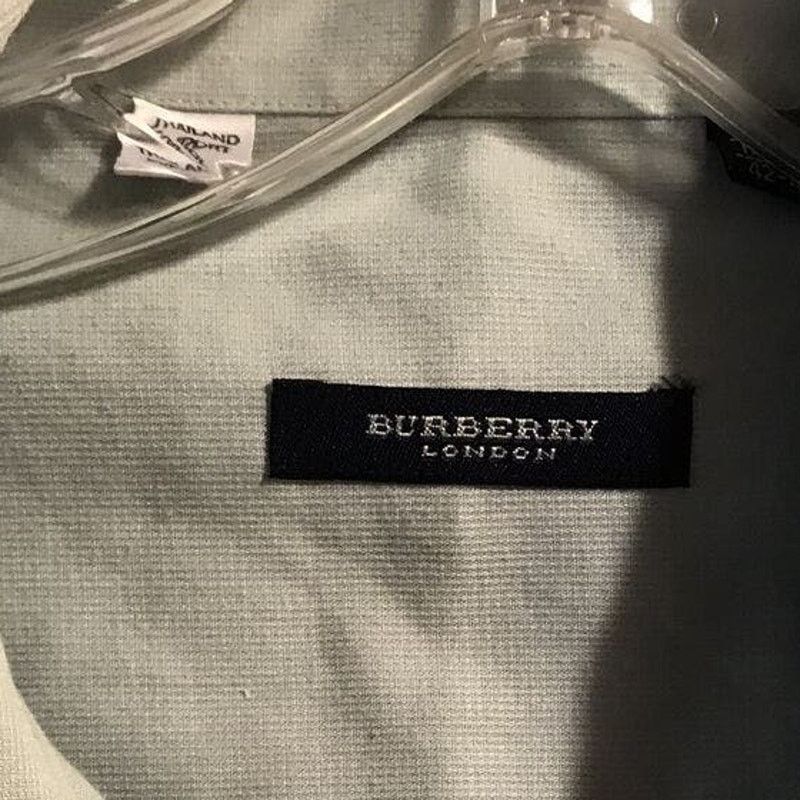Burberry Burberry London Men’s XL Khaki 17-17.5 42-43 LS Cotton Shirt Size US XL / EU 56 / 4 - 3 Thumbnail