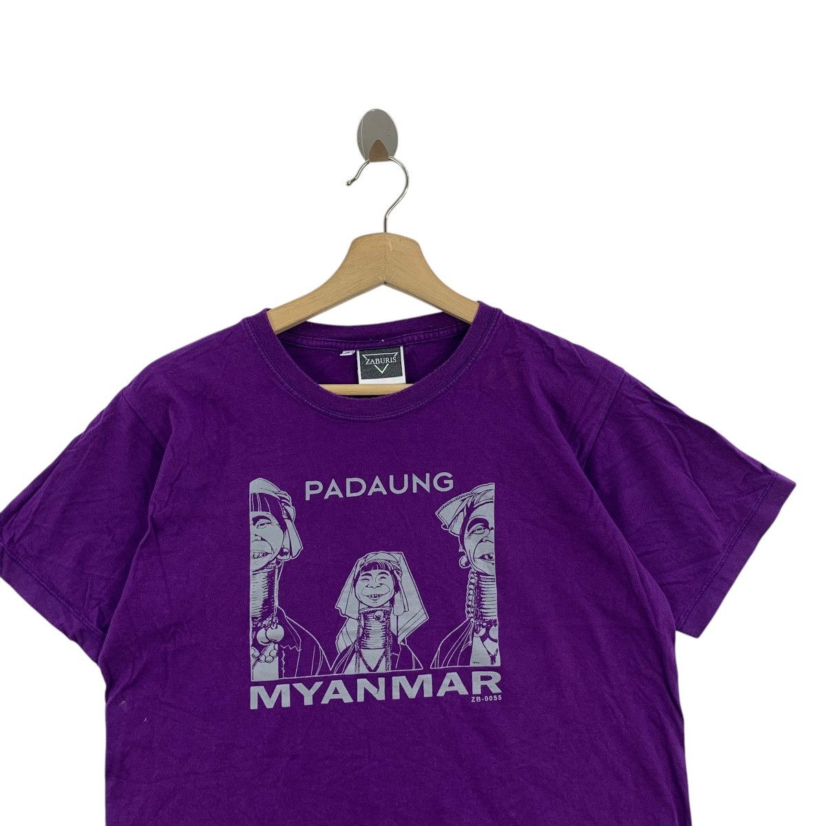 Vintage Vintage PADAUNG MYANMAR CULTURE Art Tee Shirt Top Size M / US 6-8 / IT 42-44 - 2 Thumbnail