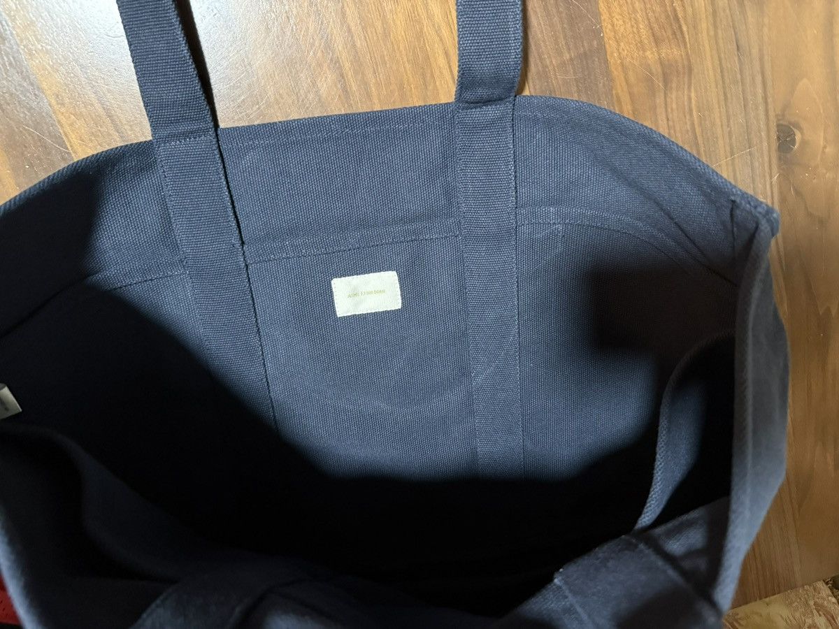 Aime Leon Dore Aime Leon Dore ALD Large Unisphere Tote Bag Logo Canvas Navy Size ONE SIZE - 6 Thumbnail