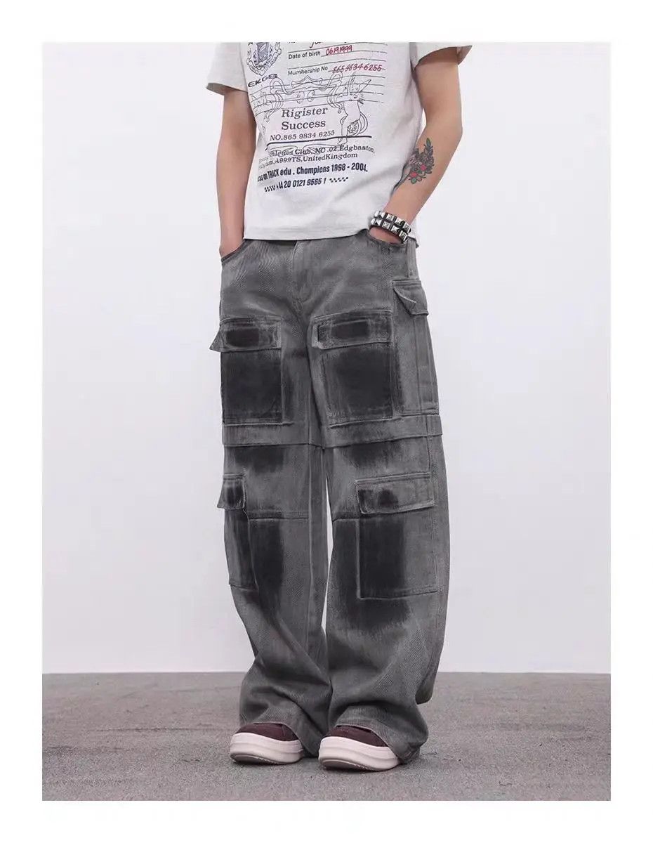 Designer × Japanese Brand Vintage Streetwear Hip Hop Loose Casual Pants Size US 33 - 4 Thumbnail