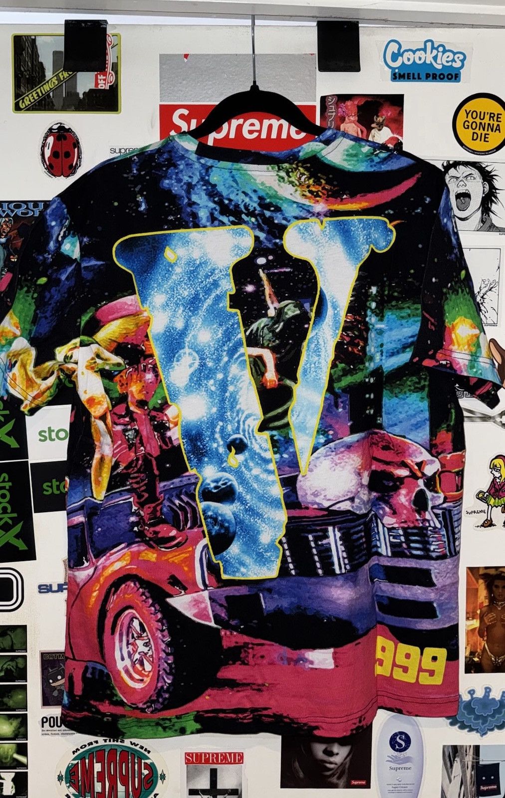 Vlone Juice Wrld x Vlone Cosmic T-shirt Size US L / EU 52-54 / 3 - 2 Thumbnail