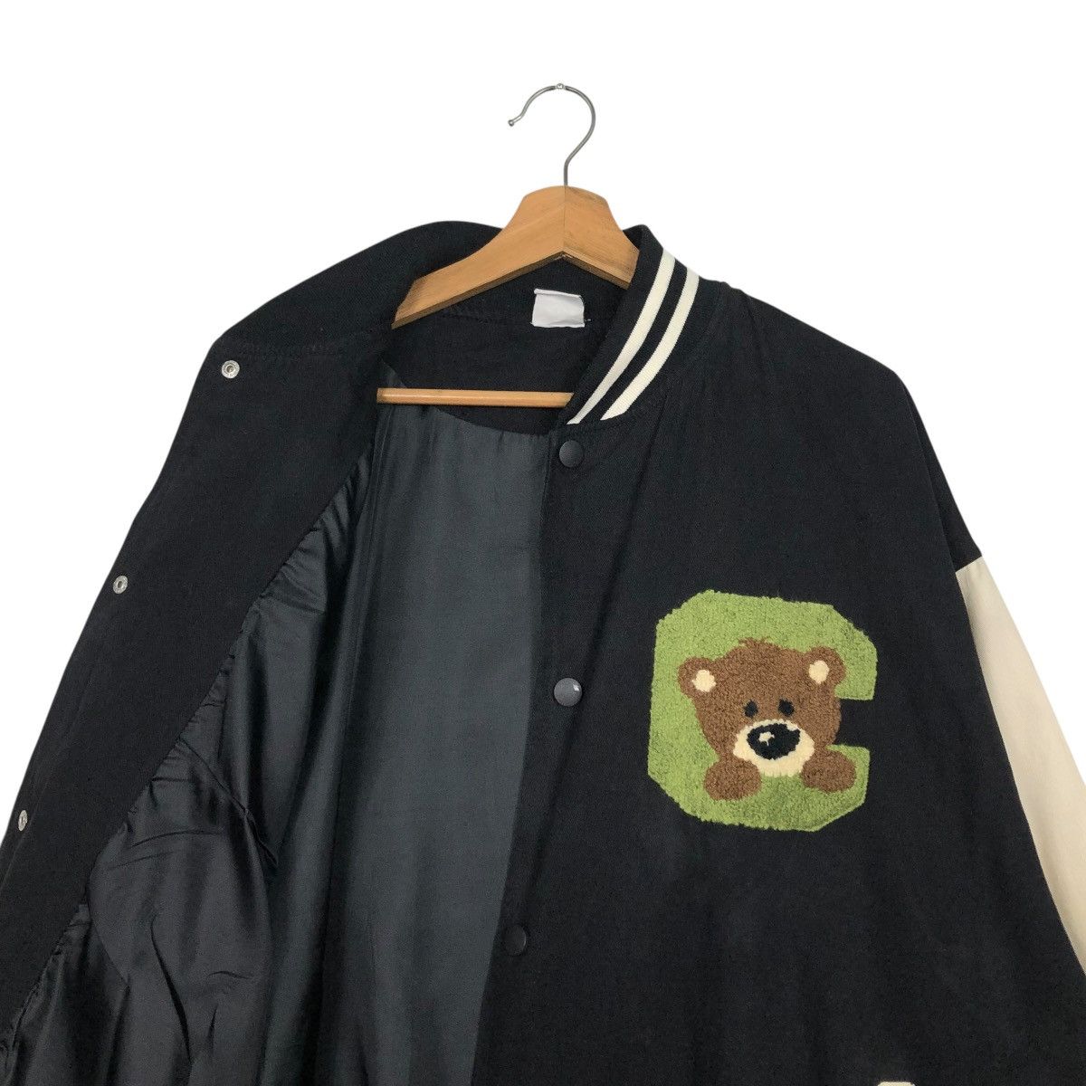 Japanese Brand 🔥VINTAGE BOMBER JACKET VARSITY HOOK BIG LOGO DESIGN CARTOON Size US XL / EU 56 / 4 - 14 Thumbnail