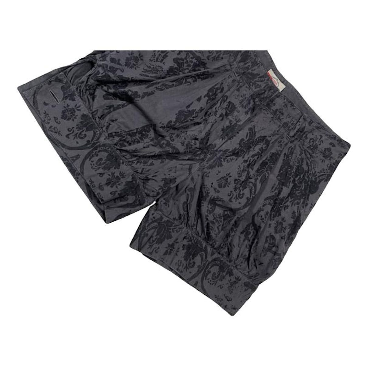 Prada Anthracite Cotton Short Size 34" / US 12 / IT 48 - 1 Thumbnail