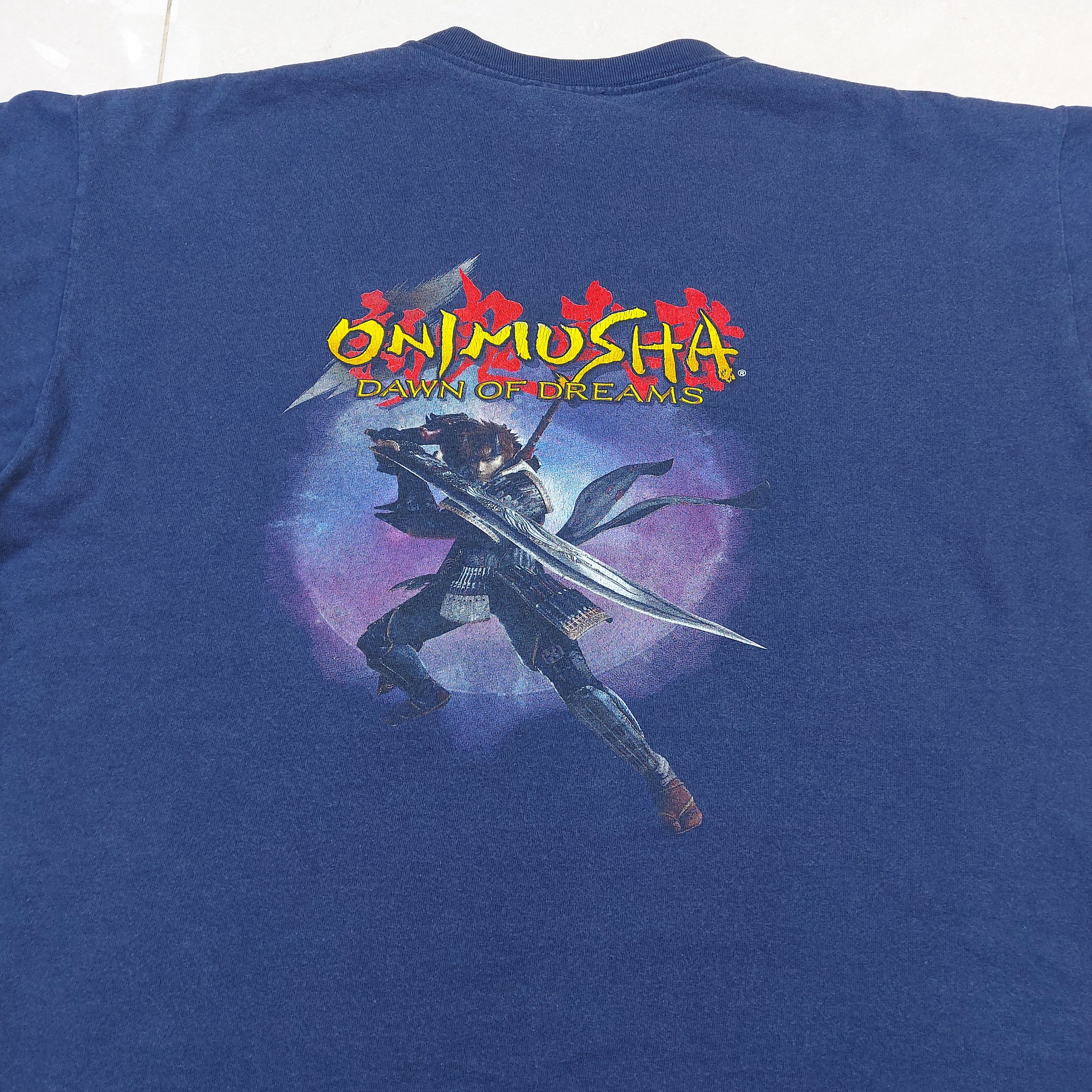 Playstation Vintage 2006 Onimusha Dawn of Dreams Capcom PlayStation2 TEE Size US XL / EU 56 / 4 - 6 Thumbnail