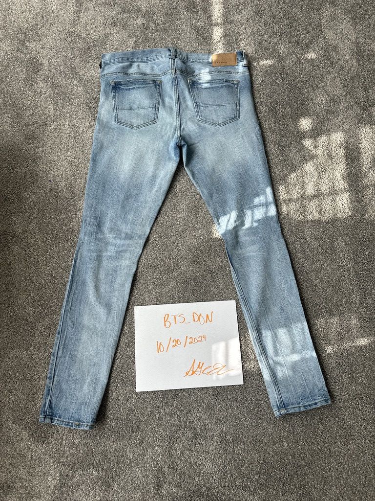 Pacsun Blue Blue Distressed Denim Size US 32 / EU 48 - 2 Thumbnail