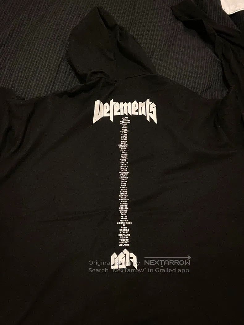 Vetements VETEMENTS Classic staff hooded sweatshirt, long sleeves Size US XS / EU 42 / 0 - 2 Thumbnail