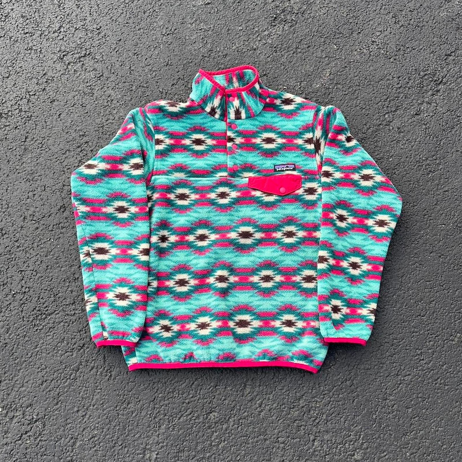Patagonia × Vintage Vintage Y2K Patagonia Synchilla Fleece Snap-T Pullover Size S / US 4 / IT 40 - 1 Thumbnail