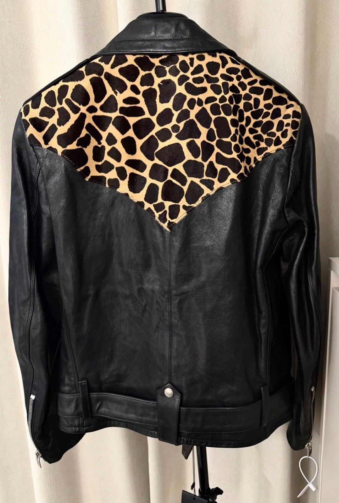 Saint Laurent Paris Saint Laurent Paris 14FW Leopard Print Spliced Jacket Size US M / EU 48-50 / 2 - 2 Thumbnail