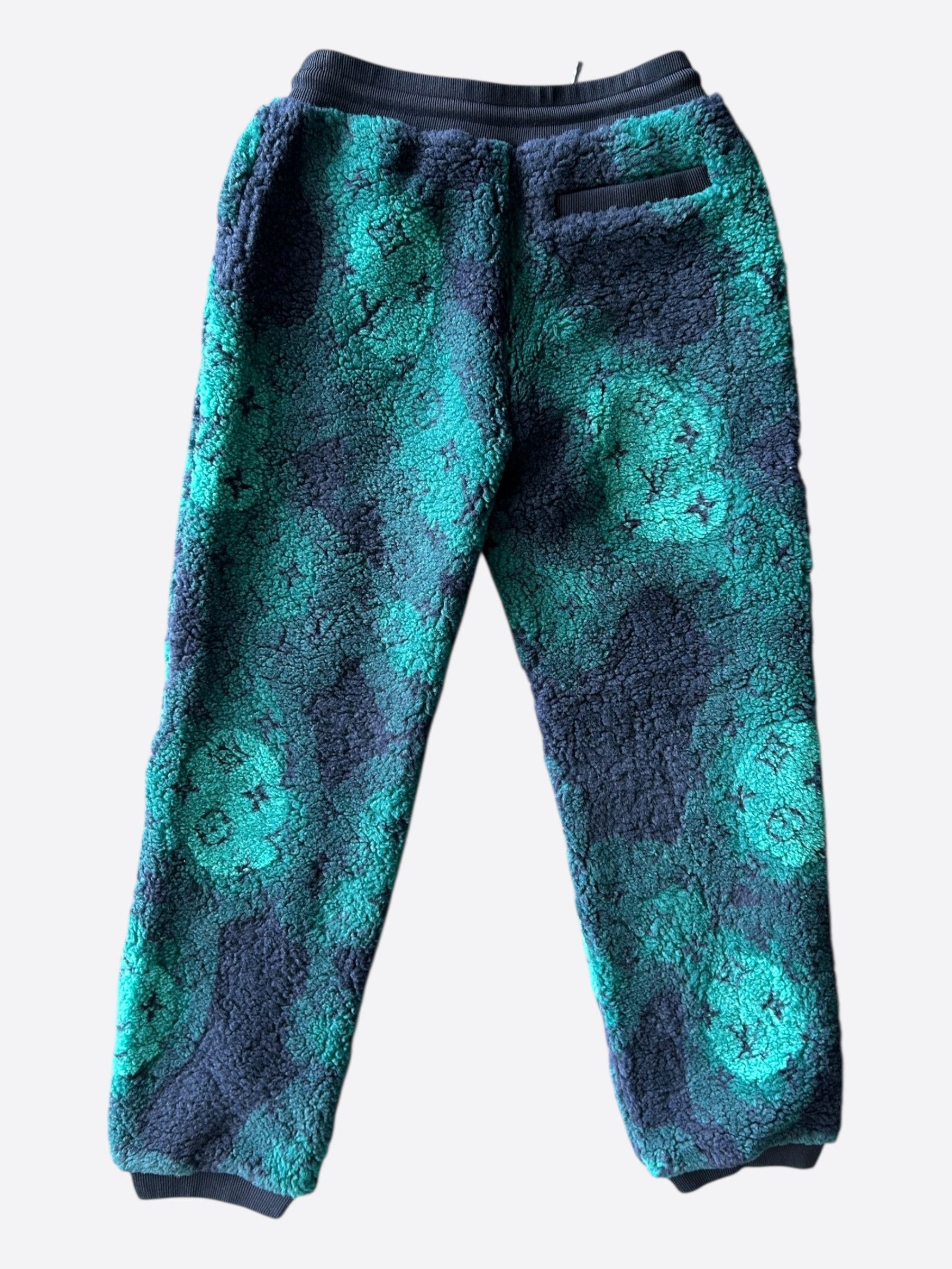 Louis Vuitton Louis Vuitton Green Camouflage Monogram Fleece Sweatpants Size US 34 / EU 50 - 2 Thumbnail