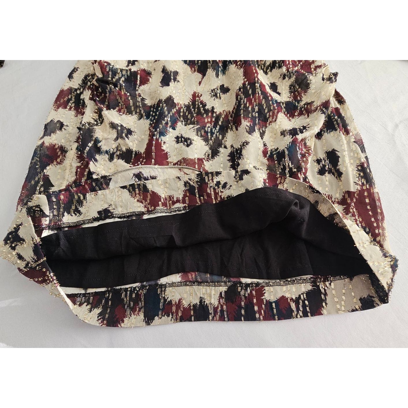 ba&sh ba&sh Kivy V-Neck Metallic Floral Mini Dress 1 4 S $495 Size S / US 4 / IT 40 - 11 Thumbnail