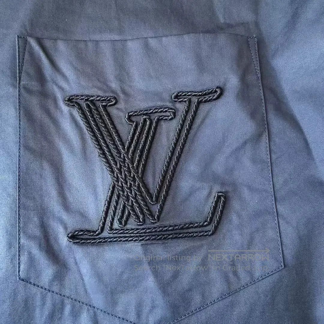 Louis Vuitton Louis Vuitton SS24 Logo Embroidered Long-Sleeve Shirt. Size US L / EU 52-54 / 3 - 3 Thumbnail