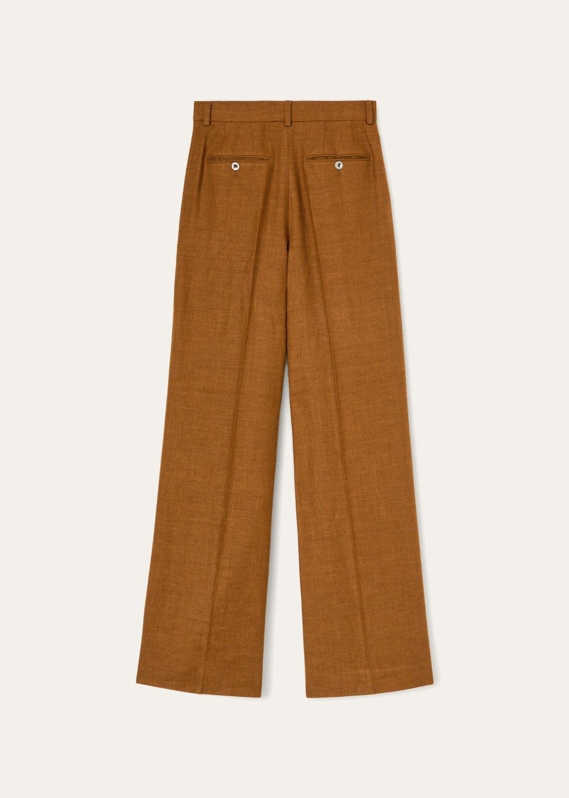 Loro Piana o1srvl11e0824 Nyack Structured Trouser in Copper Brown Size 28" / US 6 / IT 42 - 2 Thumbnail