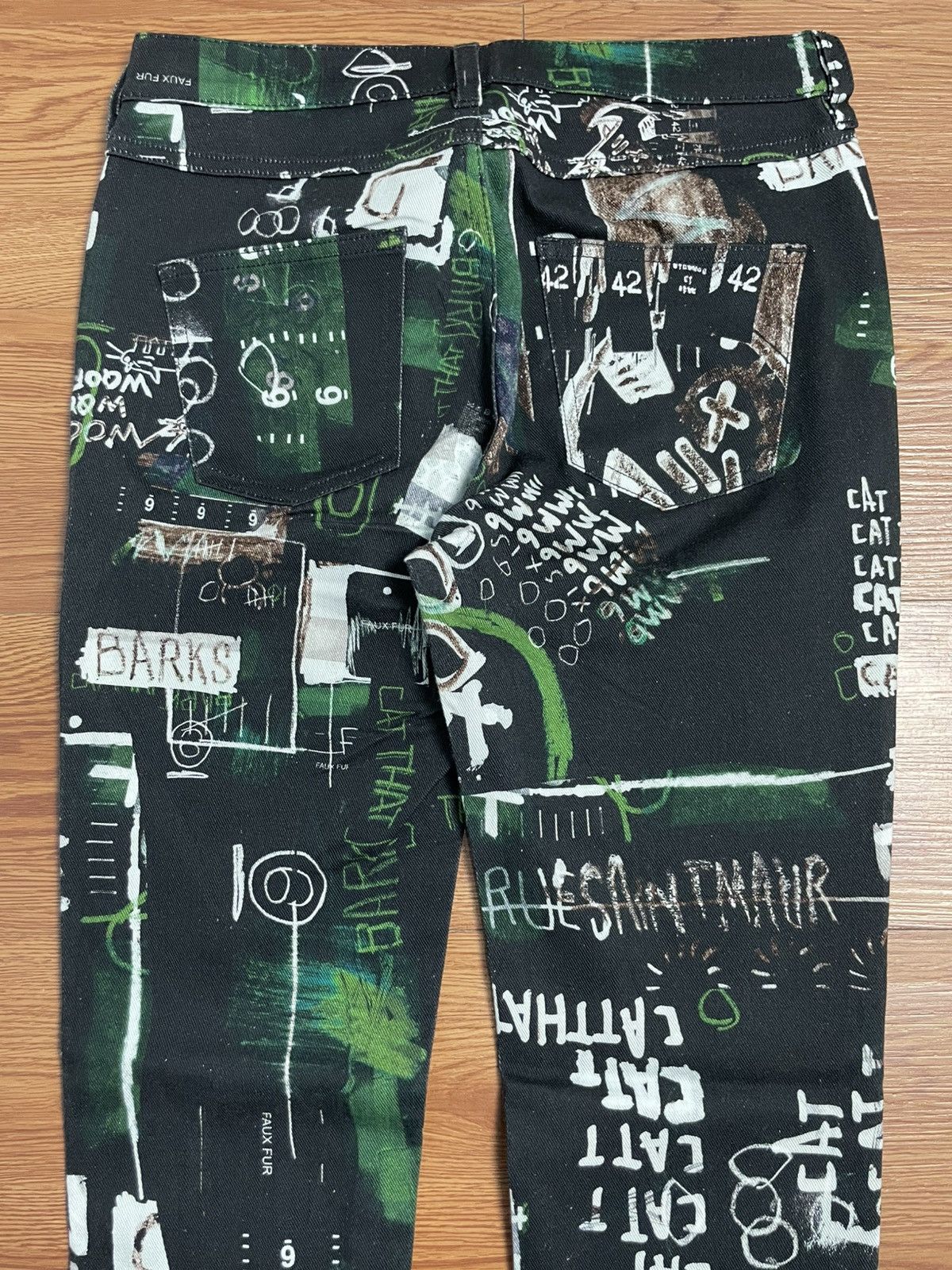 Maison Margiela Maison Margiela MM6 Grafiti Skinny Pants Size US 27 - 5 Thumbnail