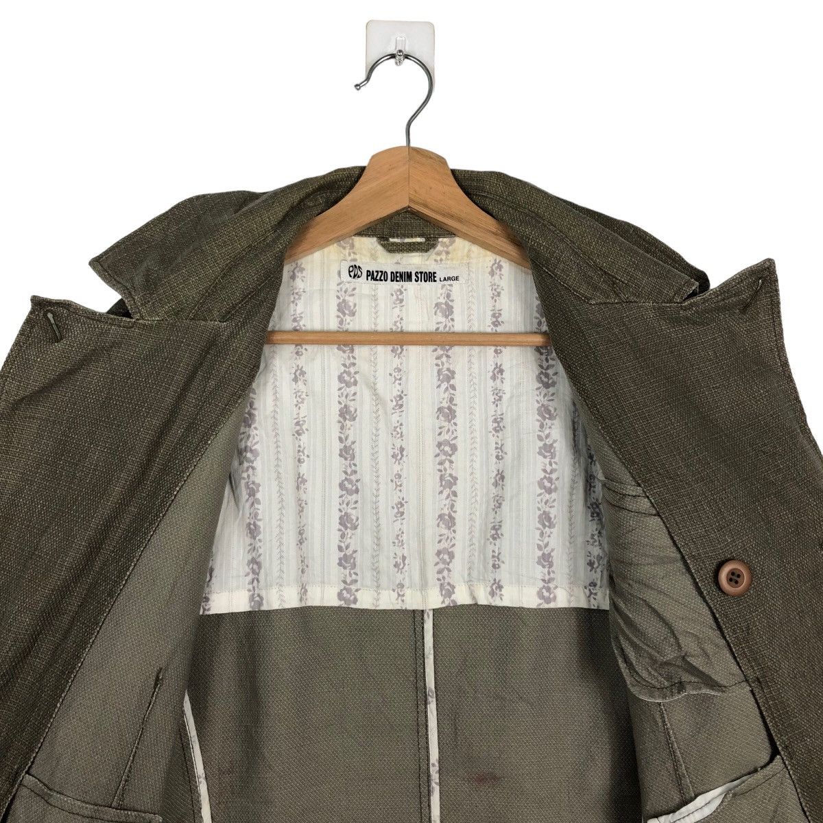 45rpm 🔥90’s Hikory Chore Jacket Pazzo Denim Japan Made 45RPM Size US L / EU 52-54 / 3 - 11 Thumbnail