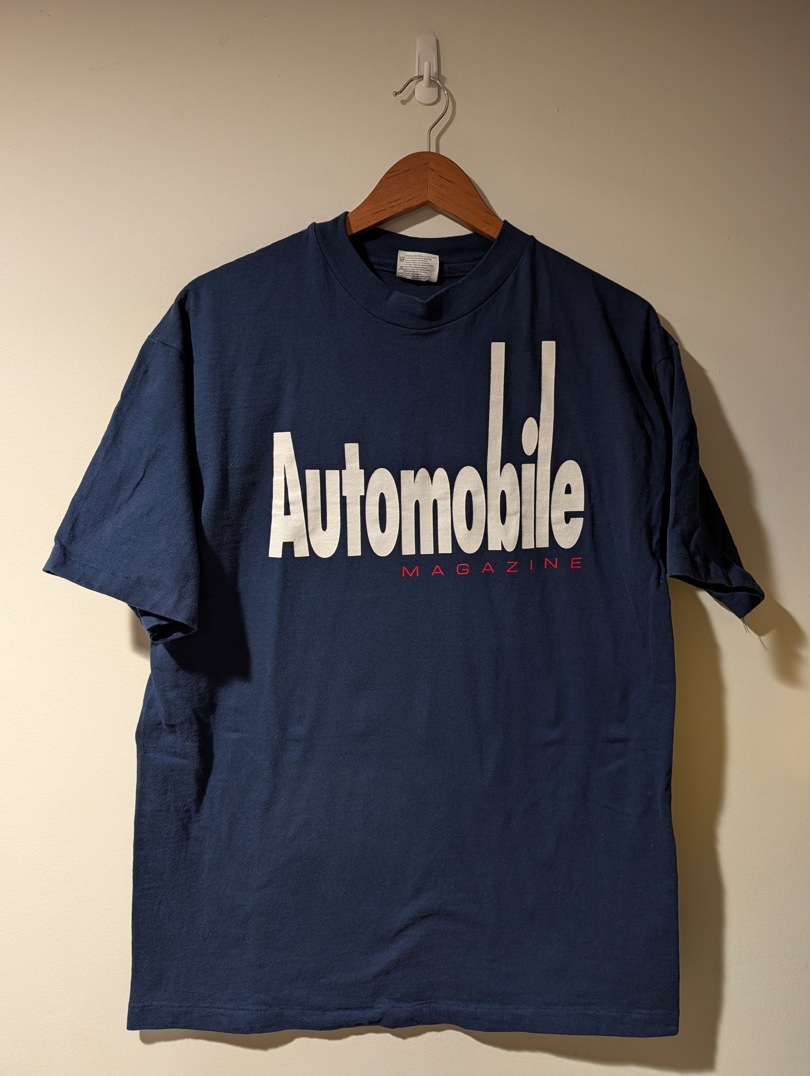 Hanes Vintage Automobile Magazine T-Shirt Cogito Ergo Zoom Hanes Size US L / EU 52-54 / 3 - 1 Thumbnail