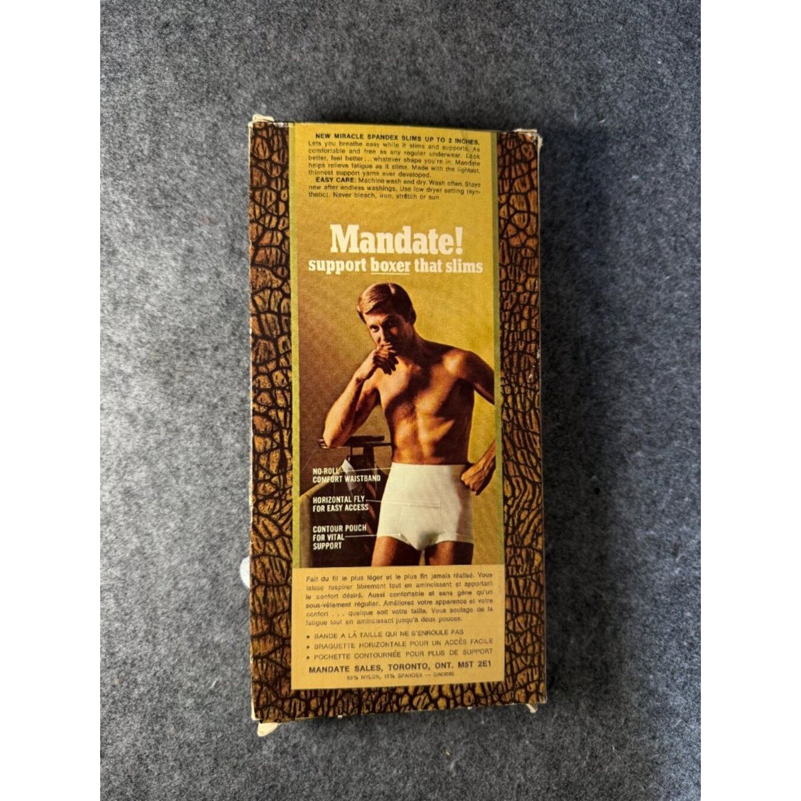 & Other Stories Mandate Support Boxer Vintage Men’s Underwear White New Size 34 - 5 Thumbnail